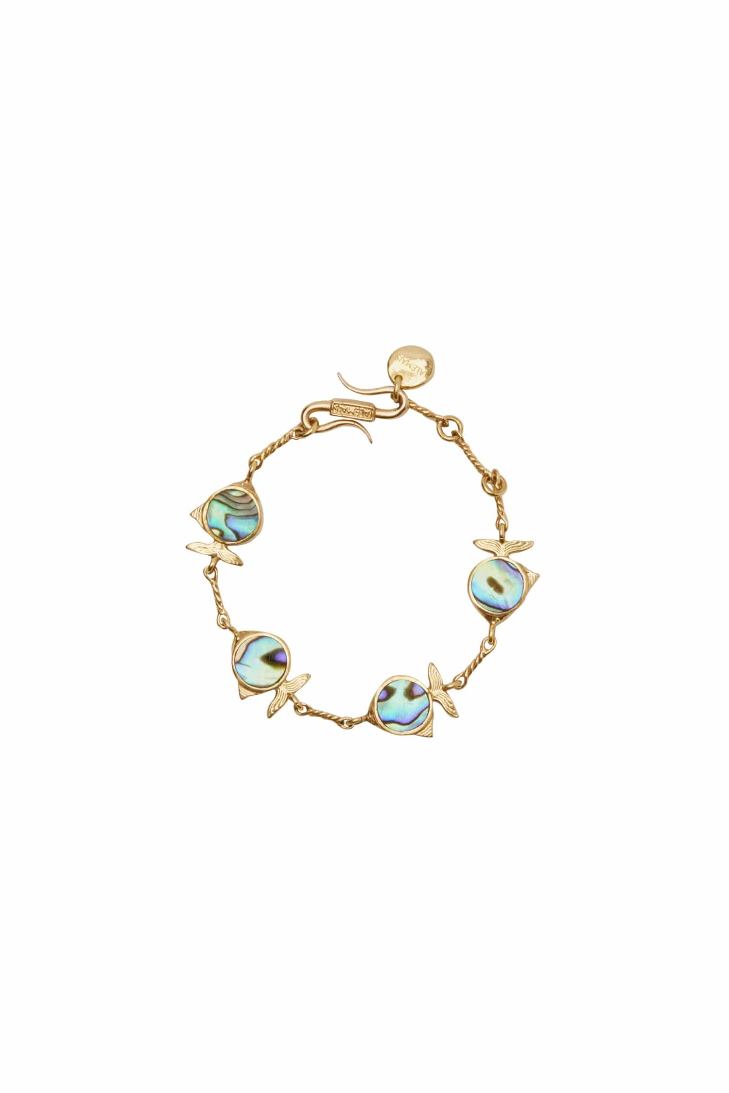 Alemais Calypso Paua Fish bracelet poisson paua taille unique