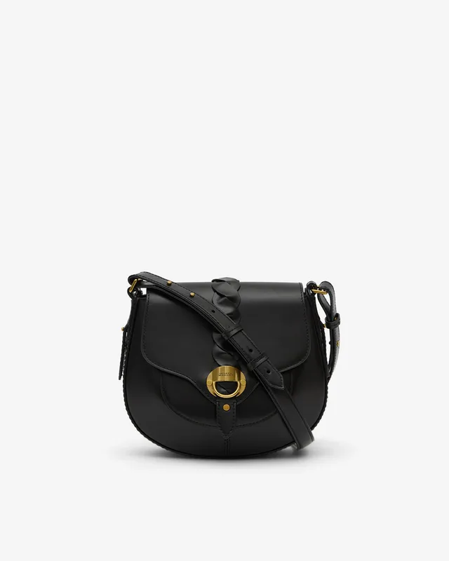 Isabel Marant Altay Small sac cuir bandoulière noir