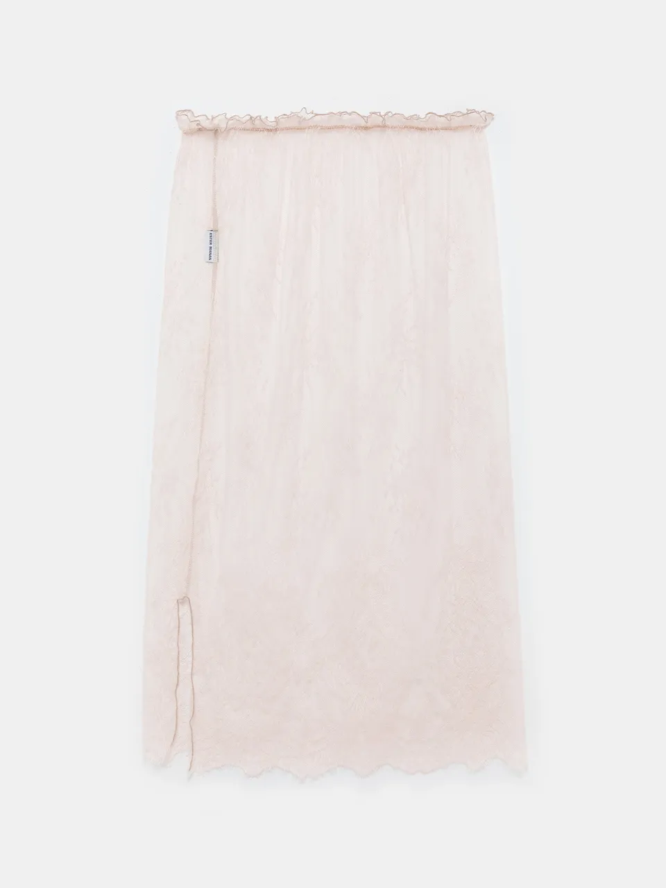 Ester Manas Skirts jupe dentelle Calais rose midi M/L