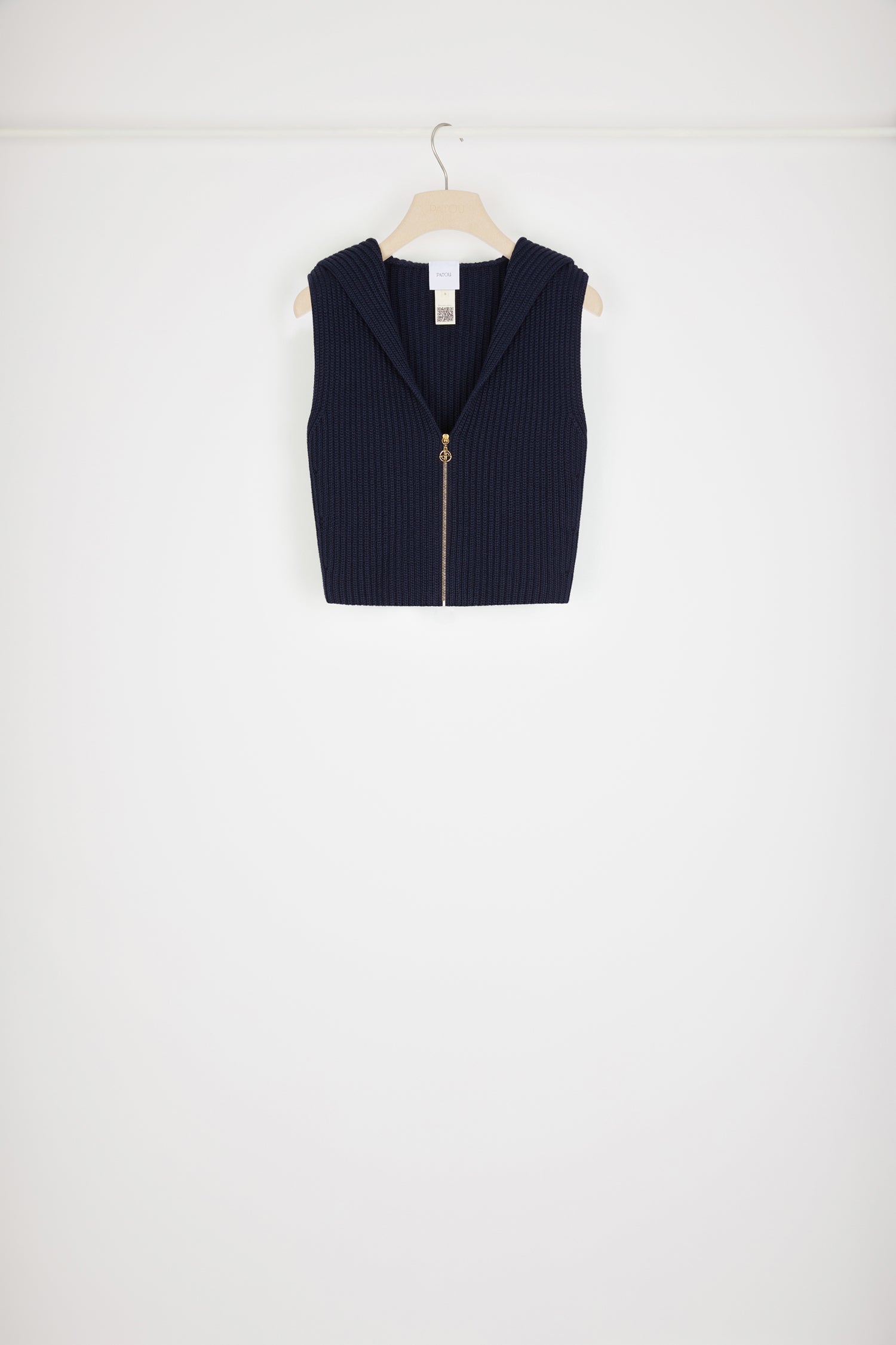 Patou Jackets P23KN1138058697E gilet Total Eclipse coton laine