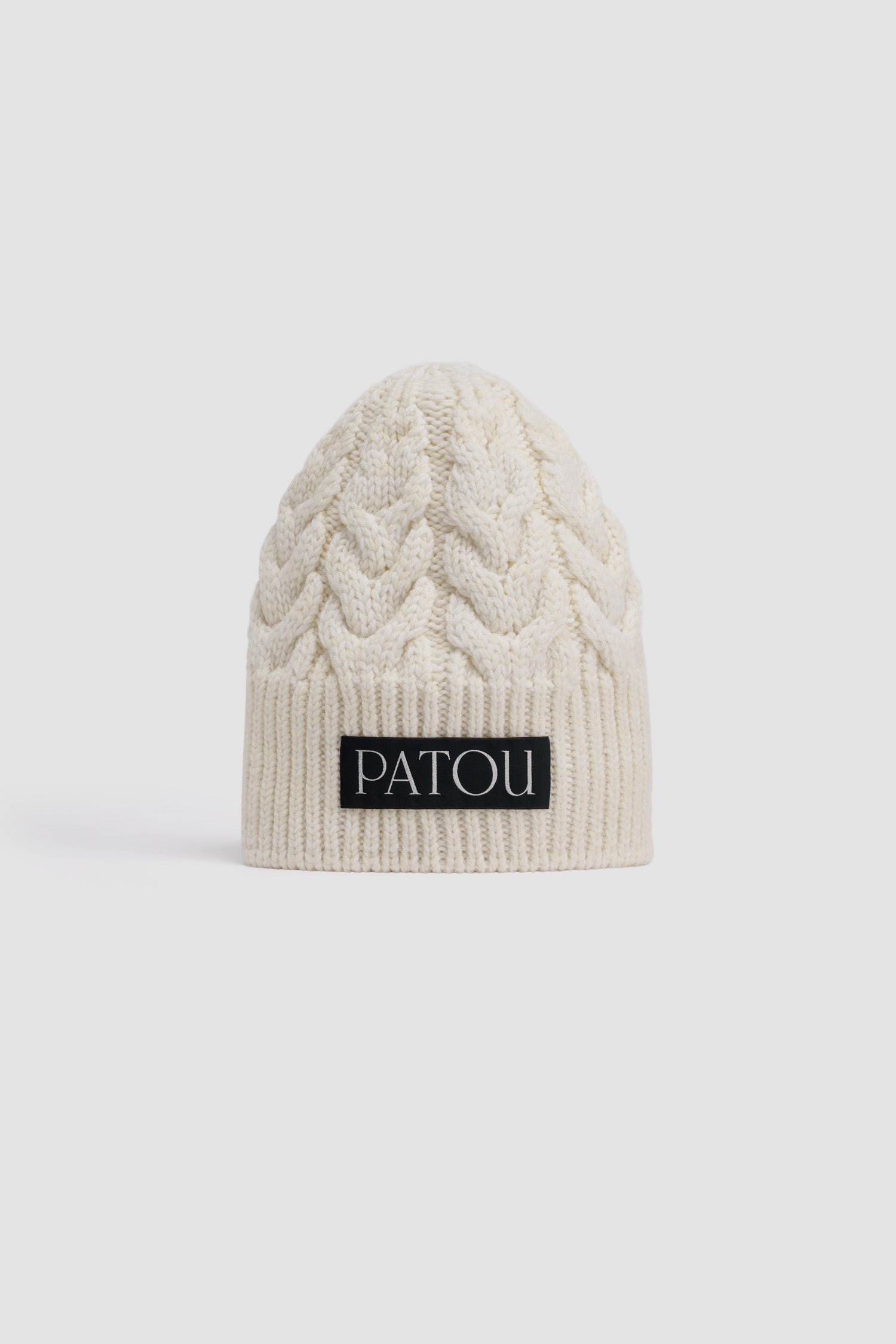 Patou Accessories AC082 bonnet laine blanche TU