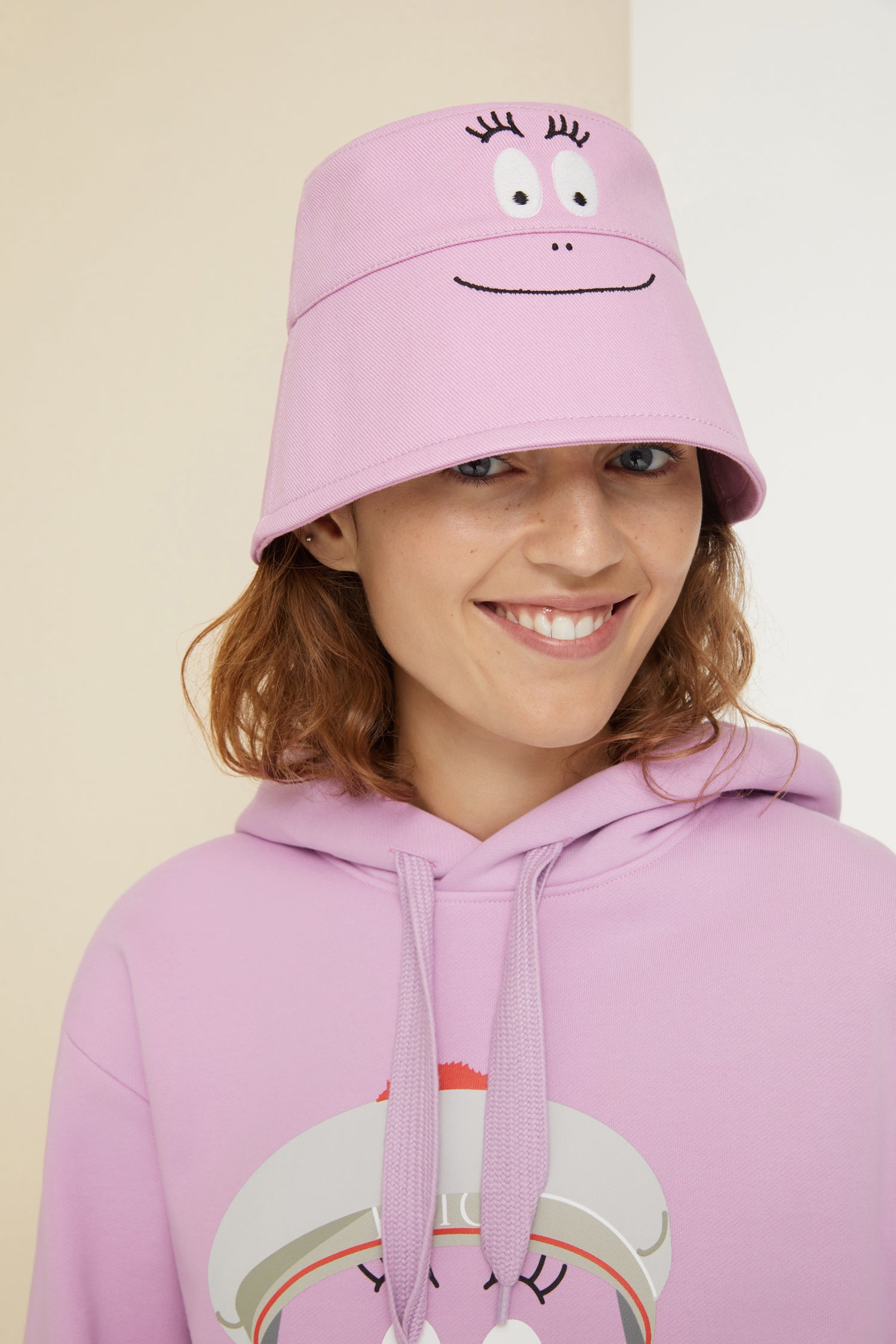 Patou Barbapapa AC027 bob coton bio Lilas