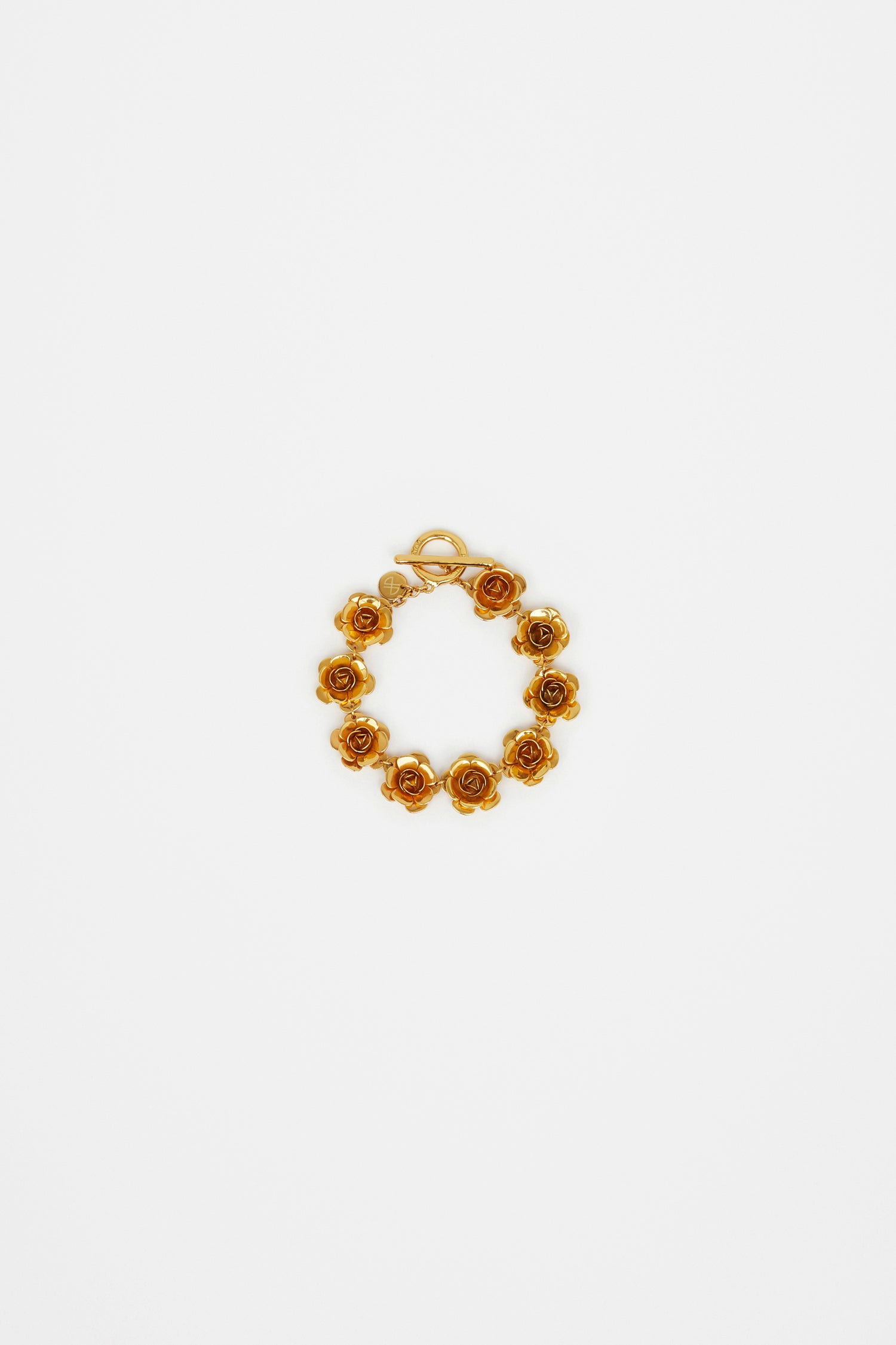 Patou Jewellery JW089 bracelet fleur doré 19 cm TU