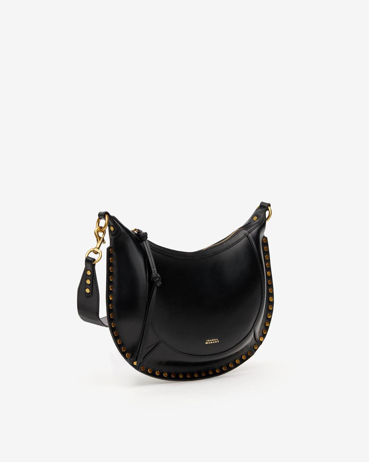 Isabel Marant Naoko sac cuir noir clous 33 cm