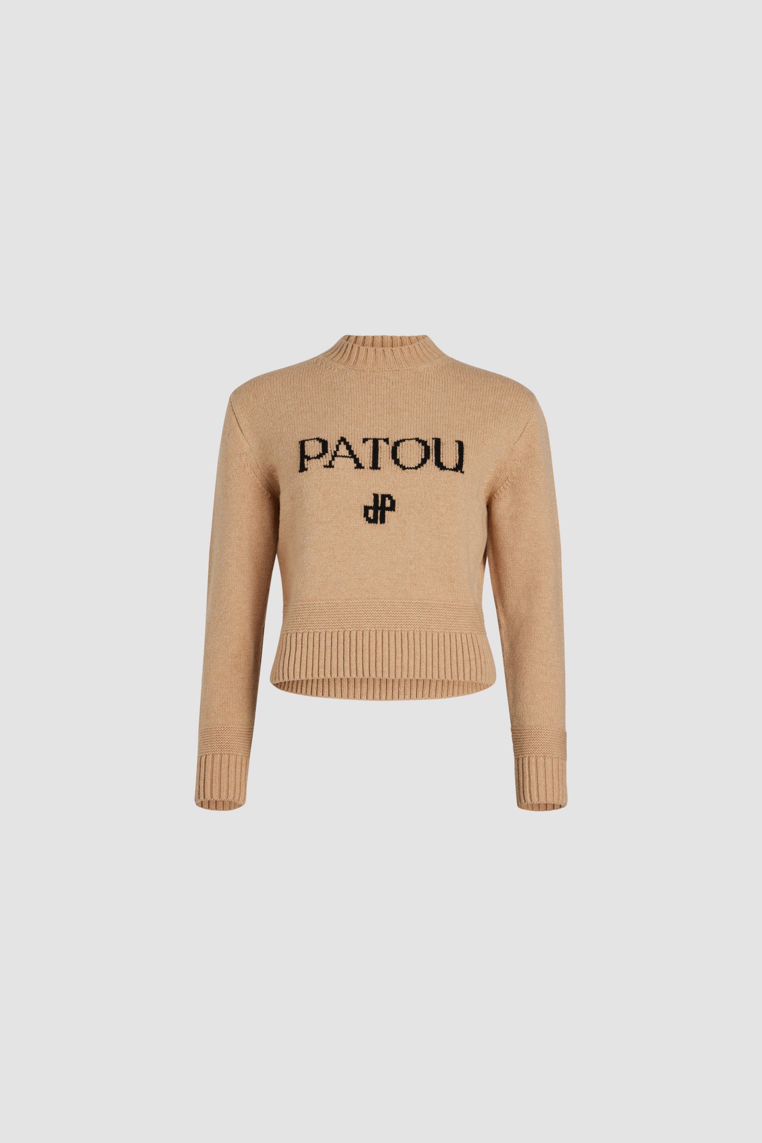 Patou Knitwear H24KN1928064109B pull biscuit laine cachemire