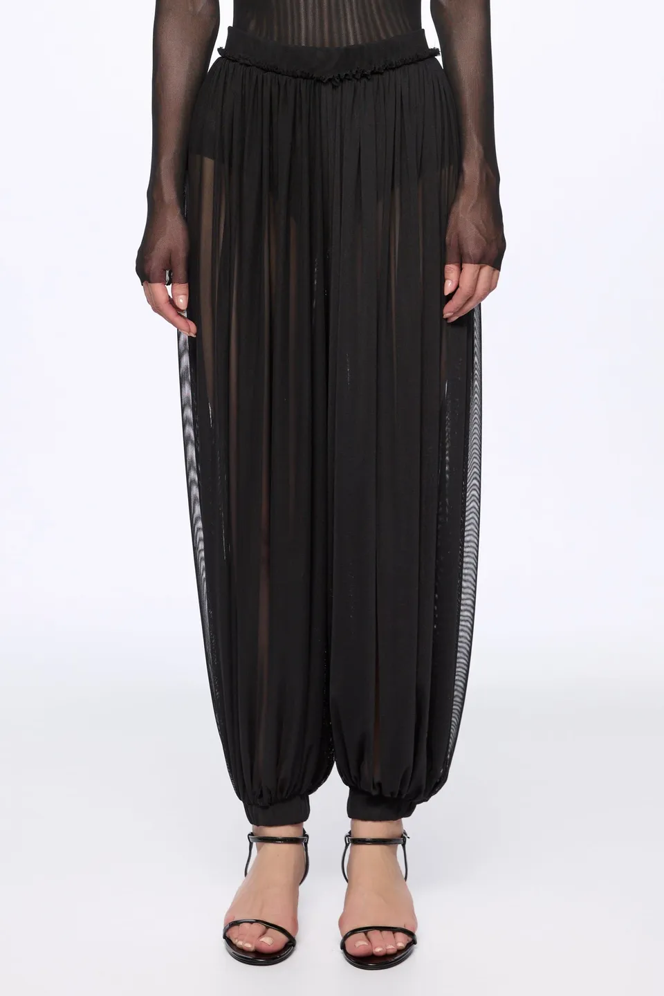 ATU Body Couture Trousers pantalon Milky Way mesh noir élastique