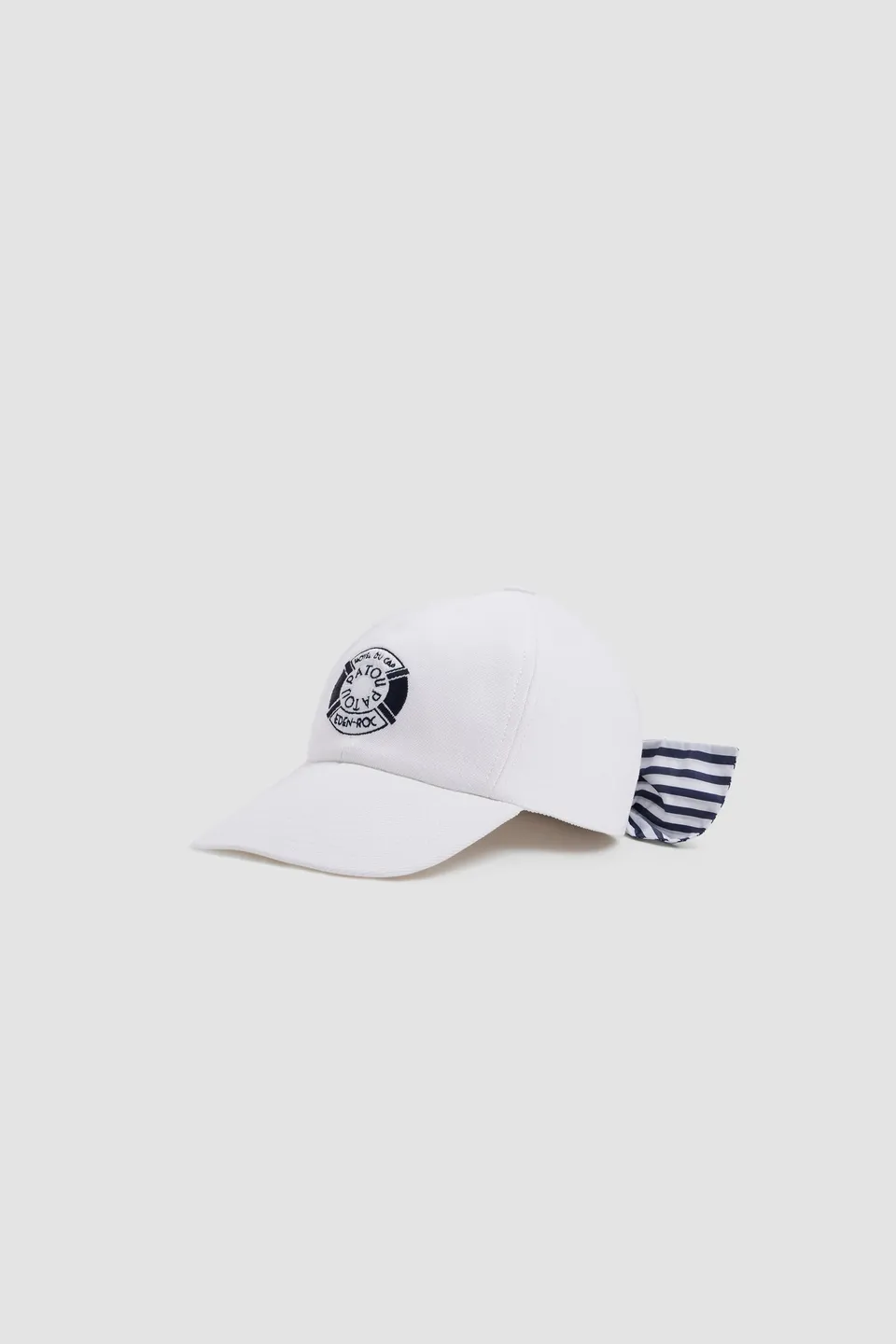 Patou Eden Roc casquette blanche coton logo