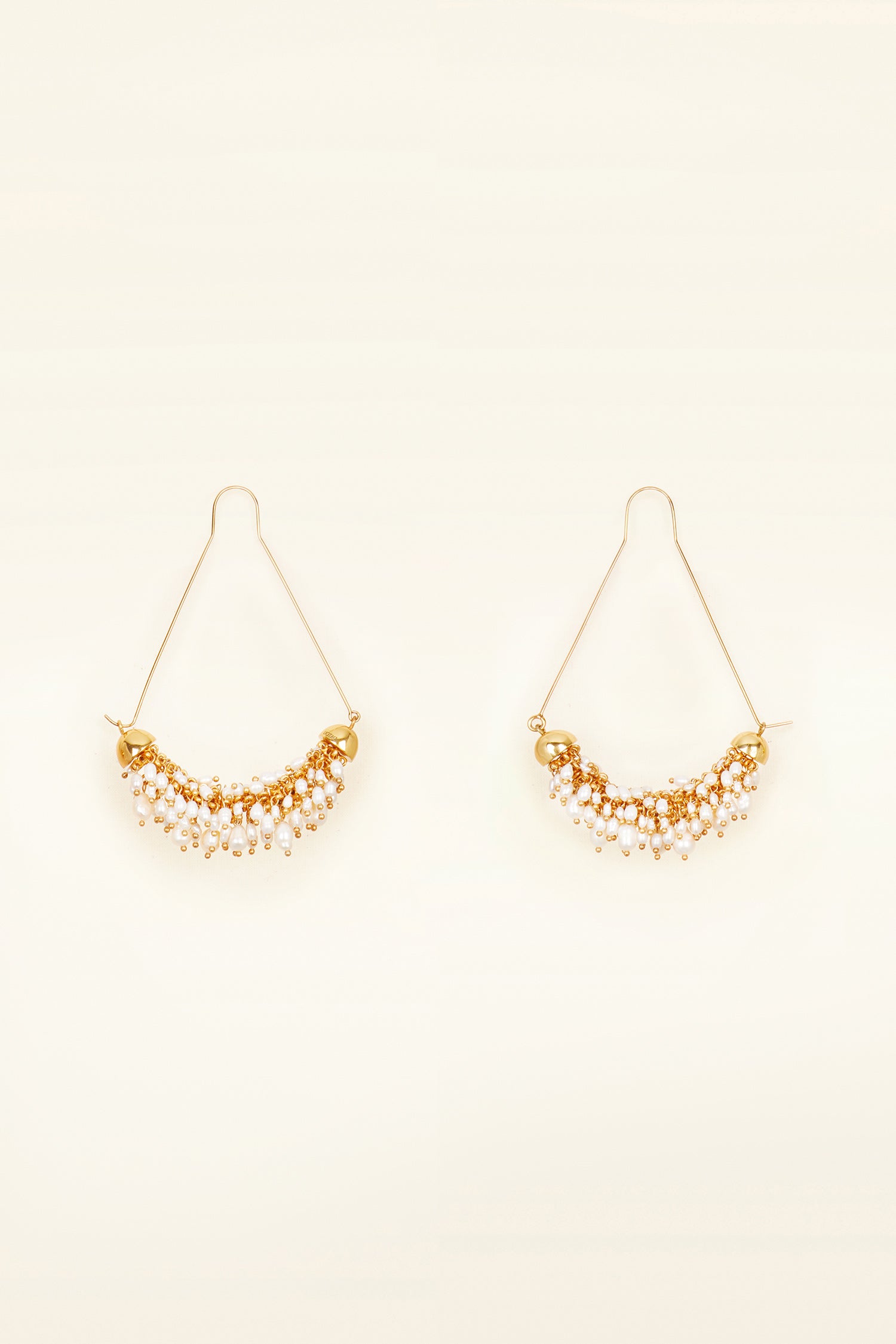 Patou Jewellery P20JW0031000299G boucles laiton doré perles
