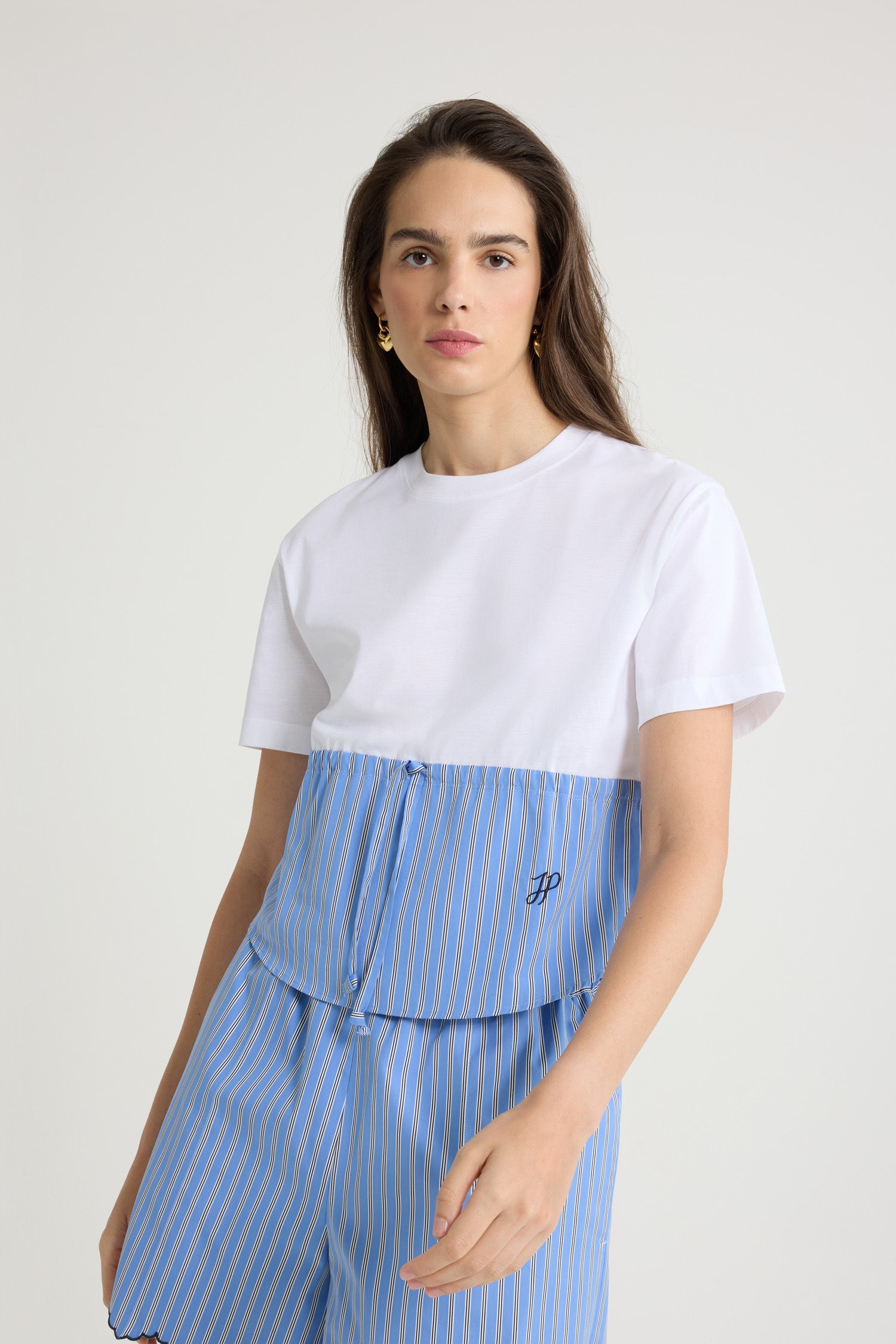 Patou JE138 t-shirt coton bio Blanc hybride