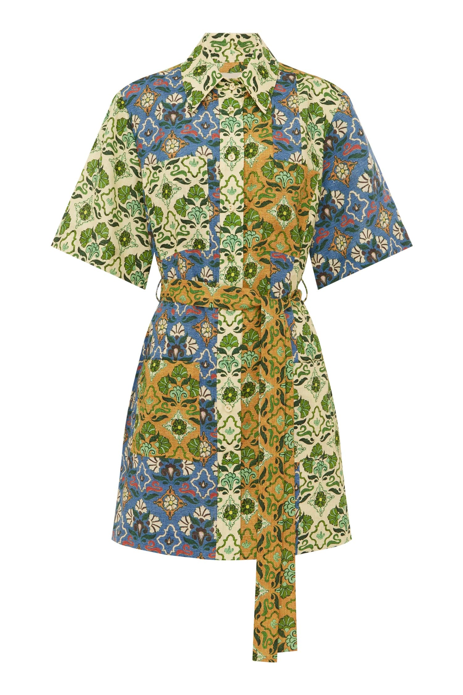 Alemäis Dresses Ali Spliced Mini Dress robe lin 8