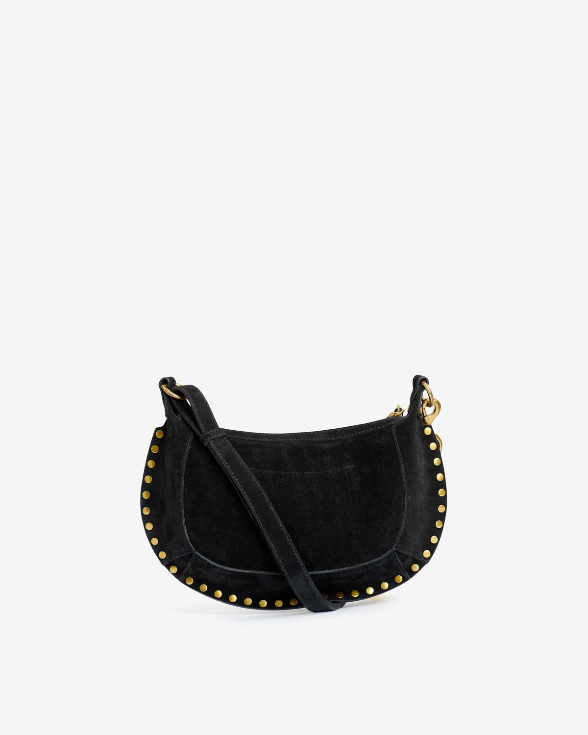 Isabel Marant Oskan Moon sac noir cuir velours