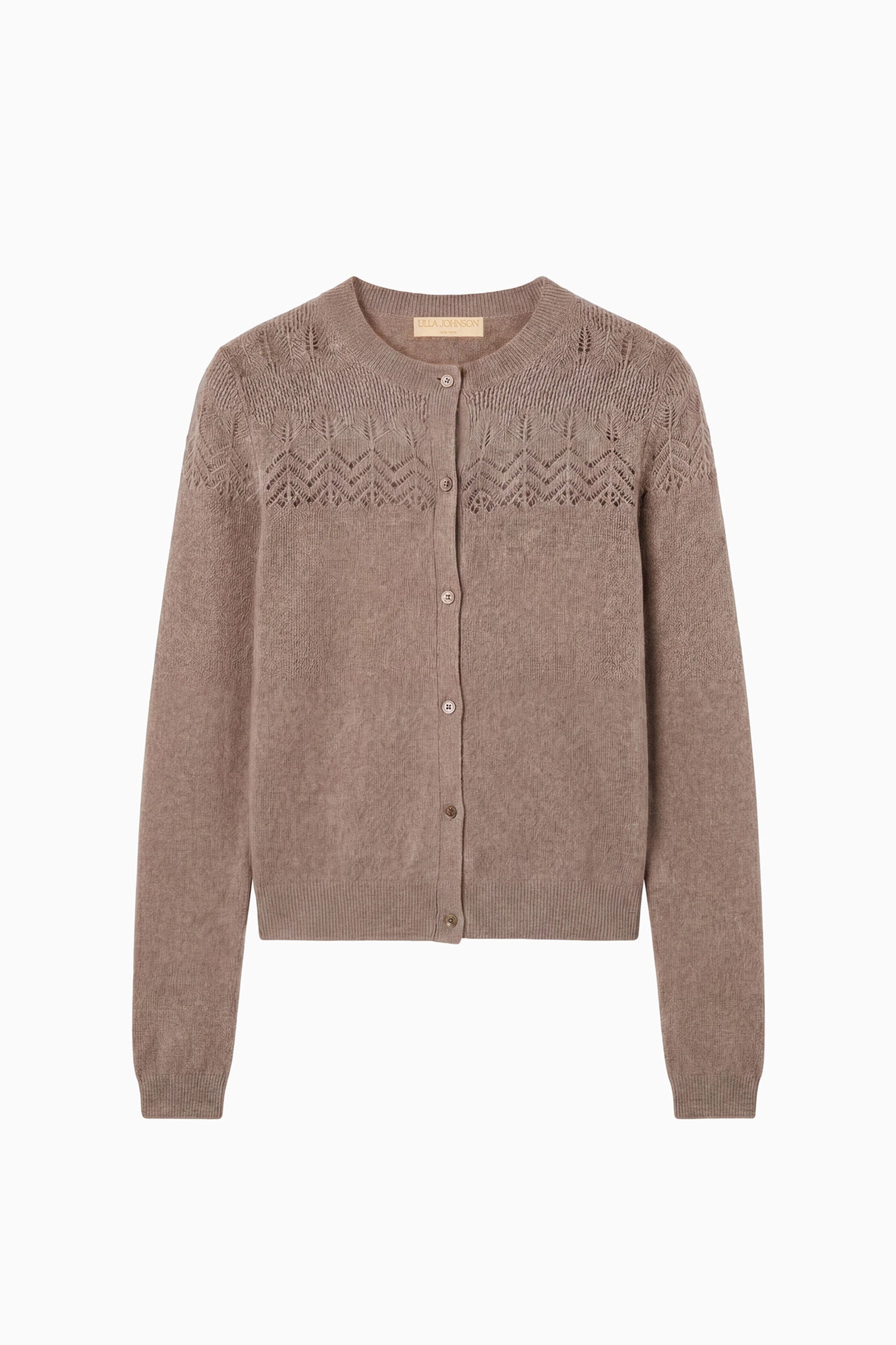 Ulla Johnson Cassia gilet cachemire gris