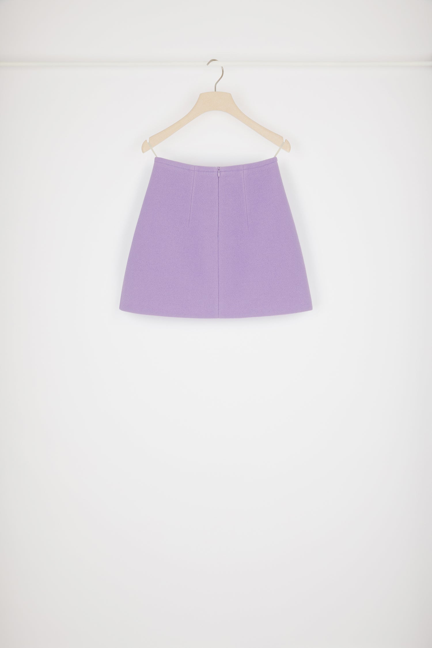Patou H22SK0300121480V mini jupe laine violet