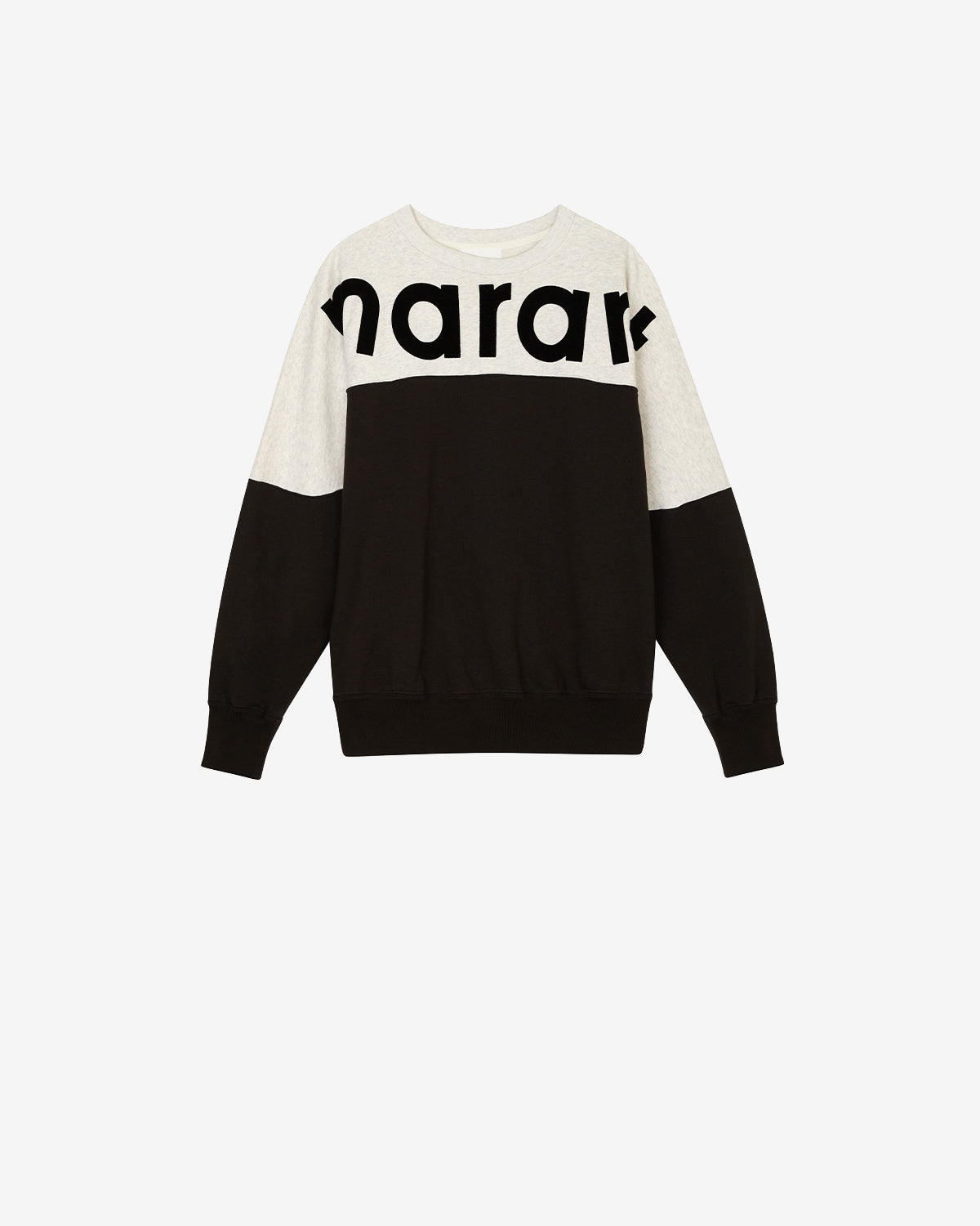 Isabel Marant Howley SW0031HA sweat noir délavé coton