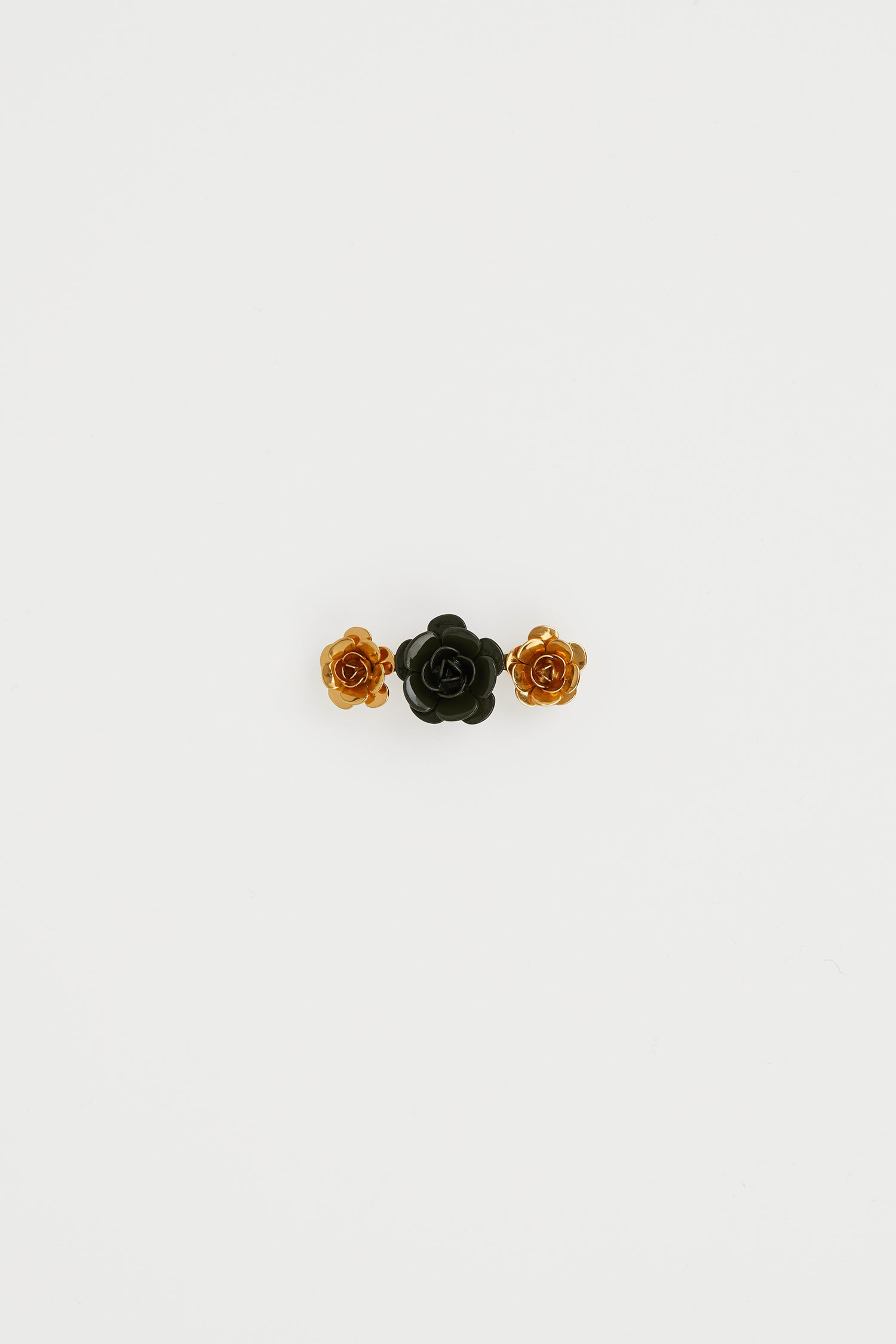 Patou JW091 broche fleur Winter Moss doré
