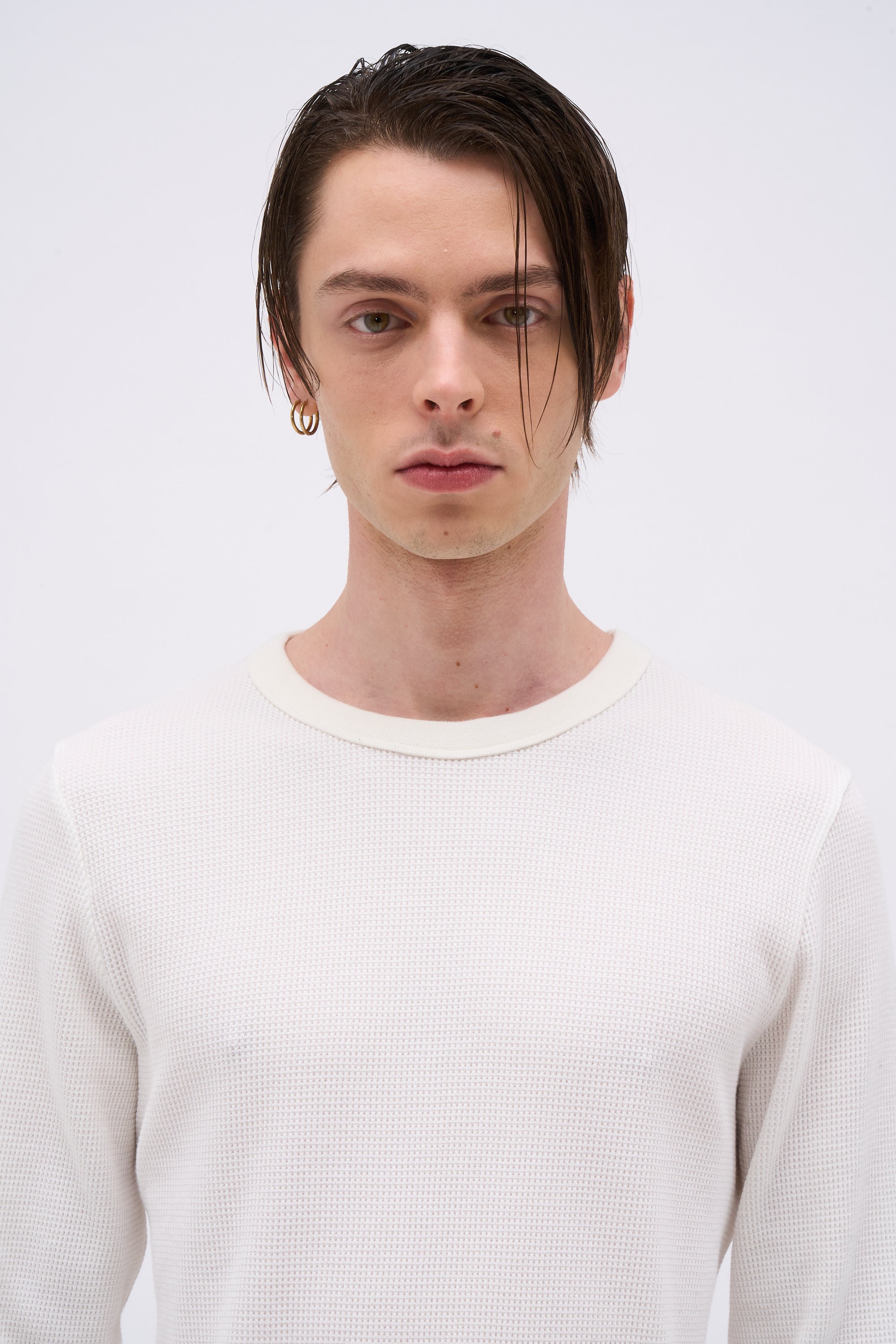 Paul & Joe Hauts tee-shirt Sancti bleu manches longues coton