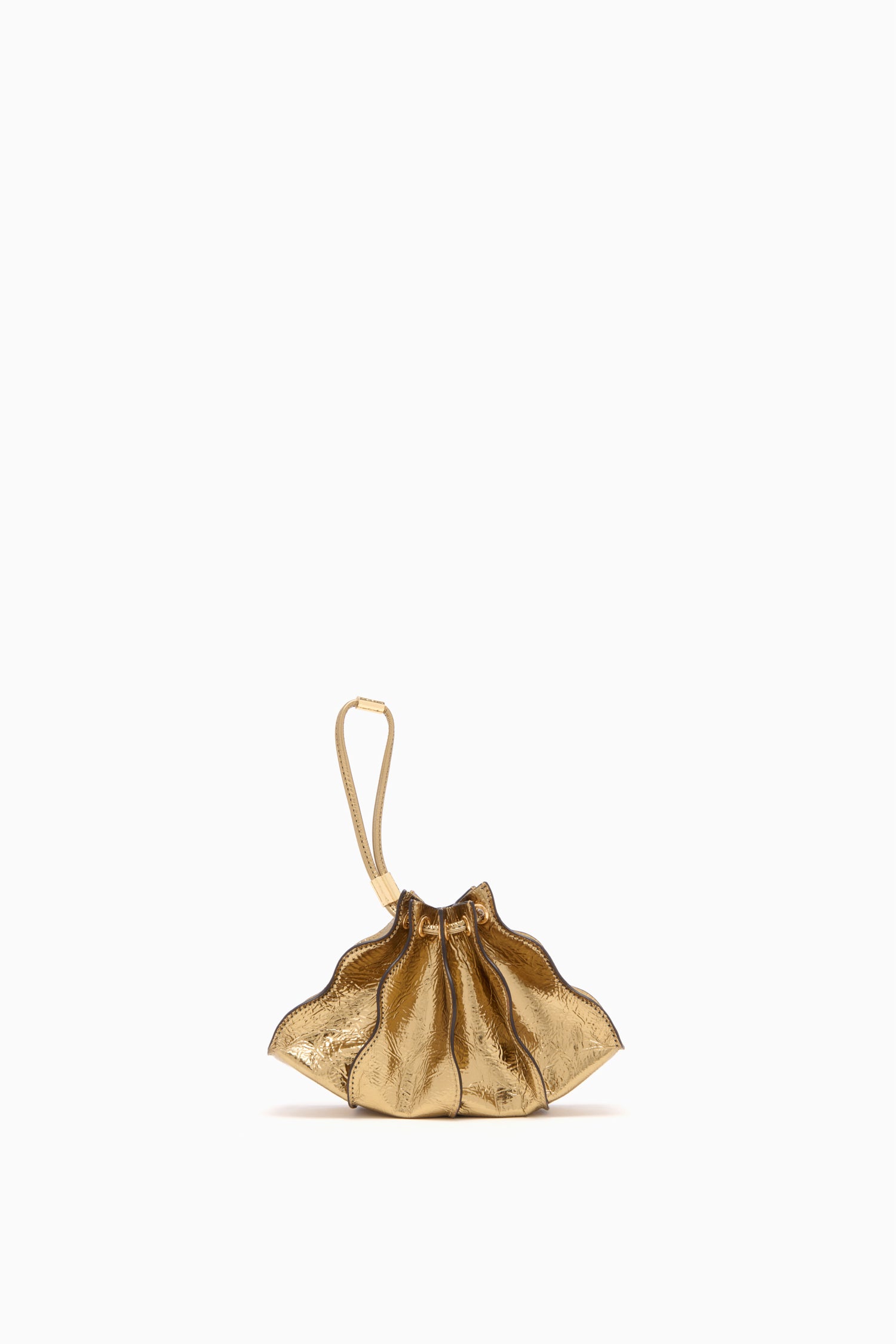 Ulla Johnson Adria Sac doré cuir agneau chaîne