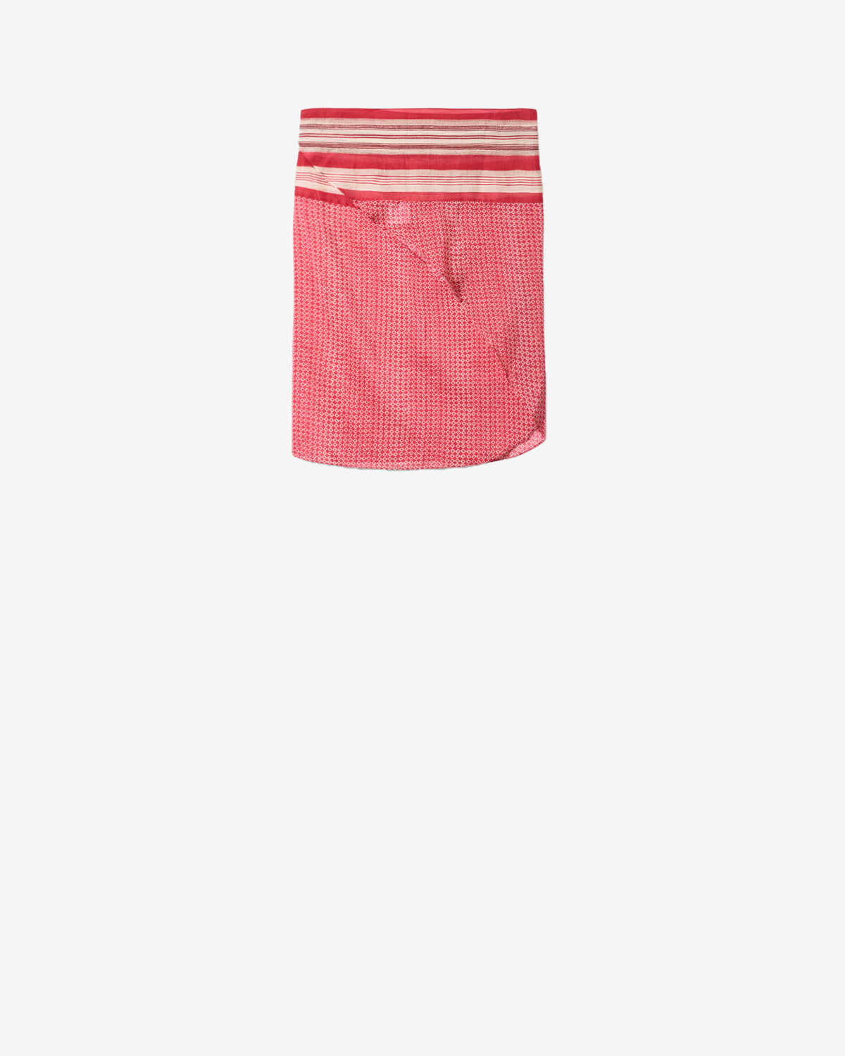 Isabel Marant Lucilia paréo rouge imprimé