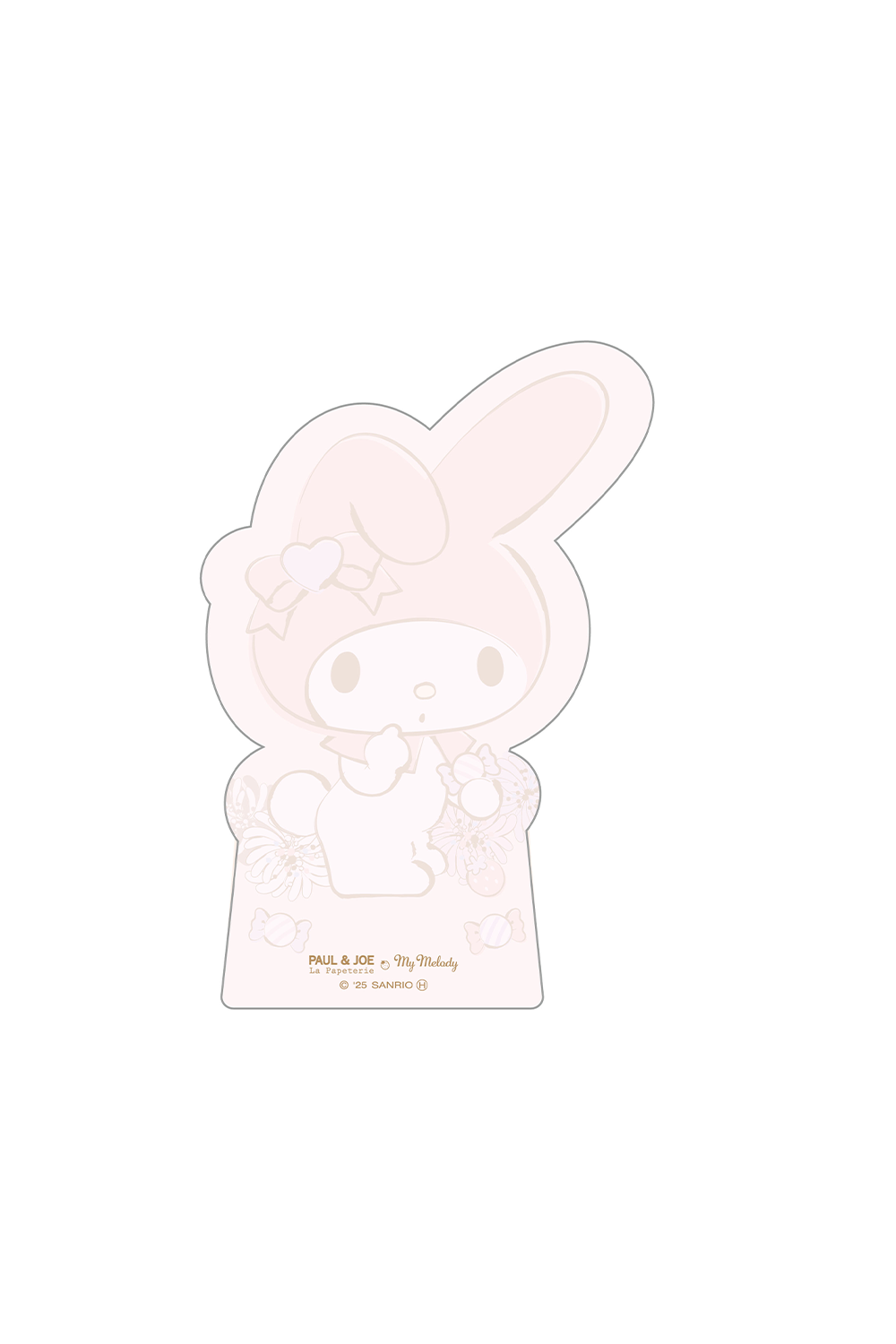 Paul & Joe My Melody pense-bête rose motif lapin