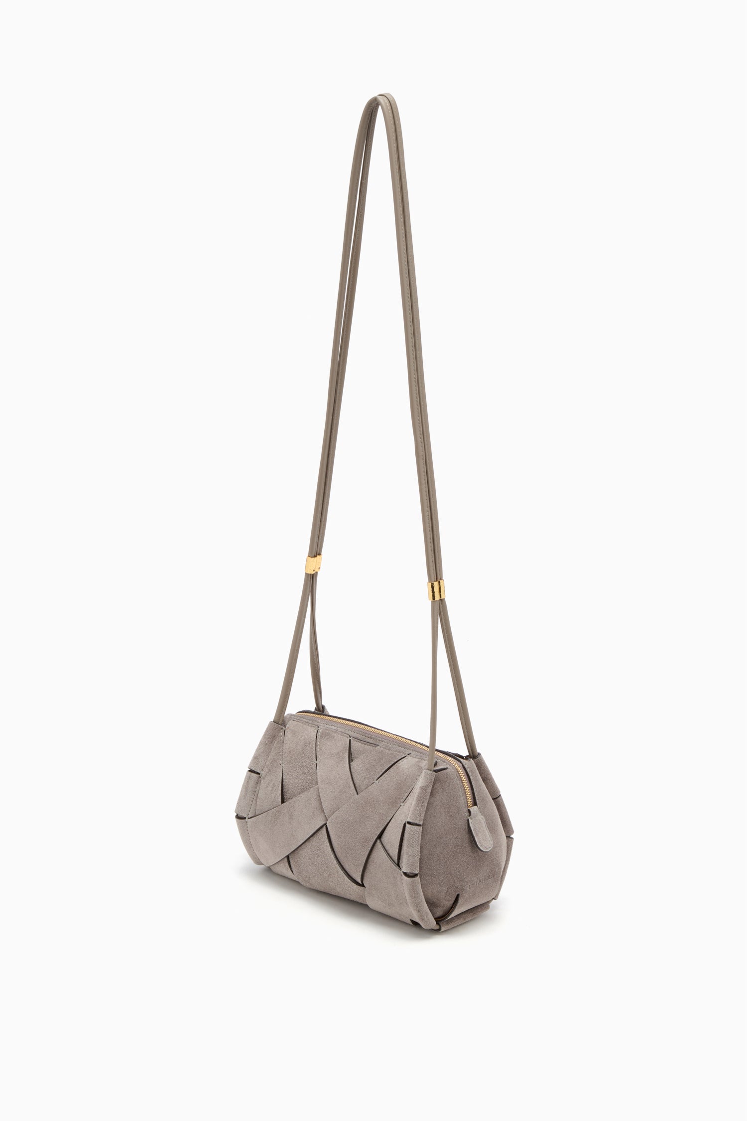 Ulla Johnson Charlotte Sac Cuir Dove Caméra Tressé