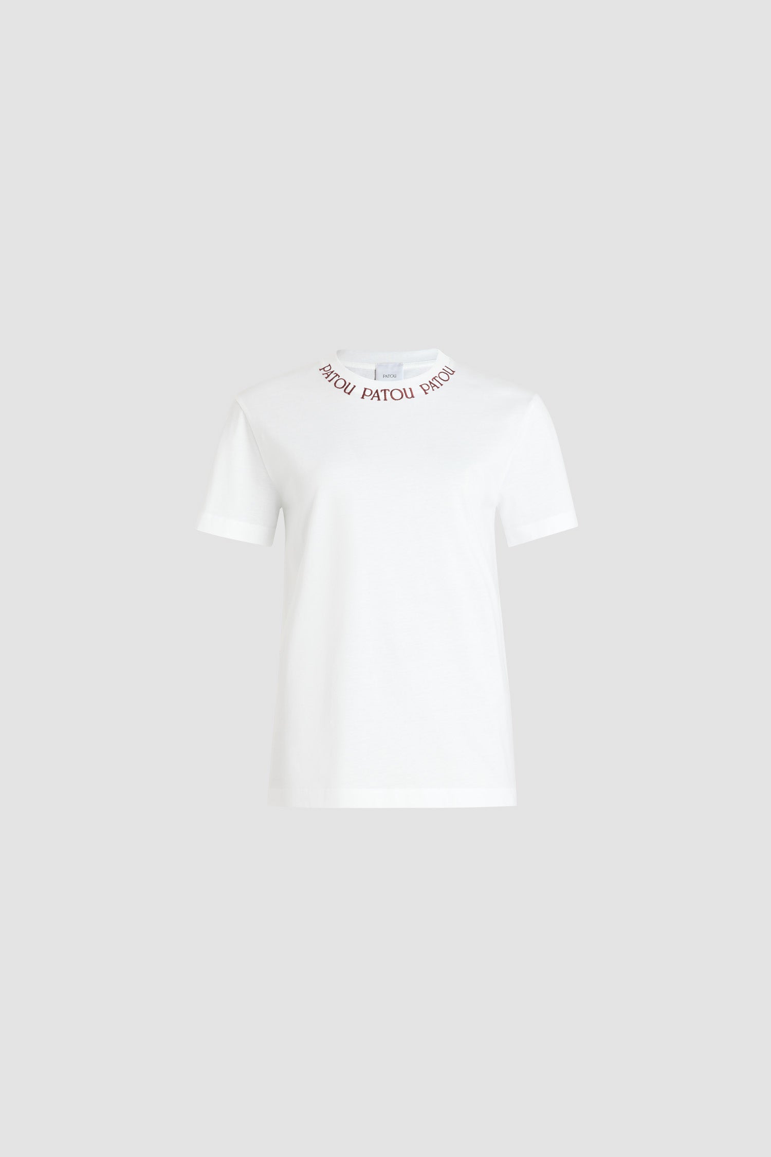 Patou H25JE1869999001W t-shirt coton bio blanc