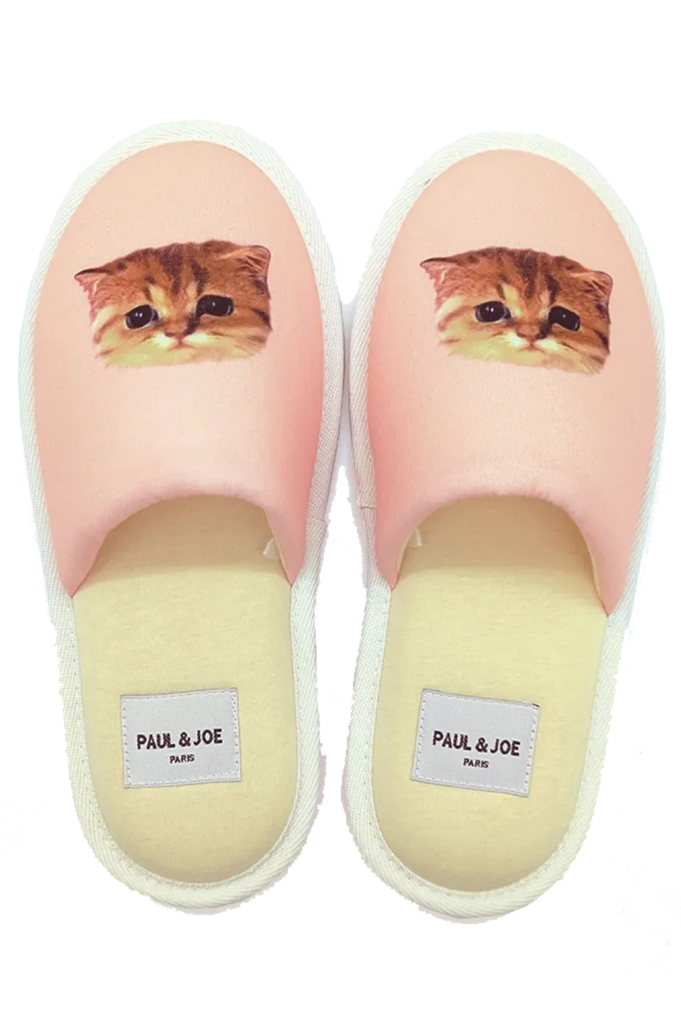 Paul & Joe Nounette pantoufles chat rose 37-39