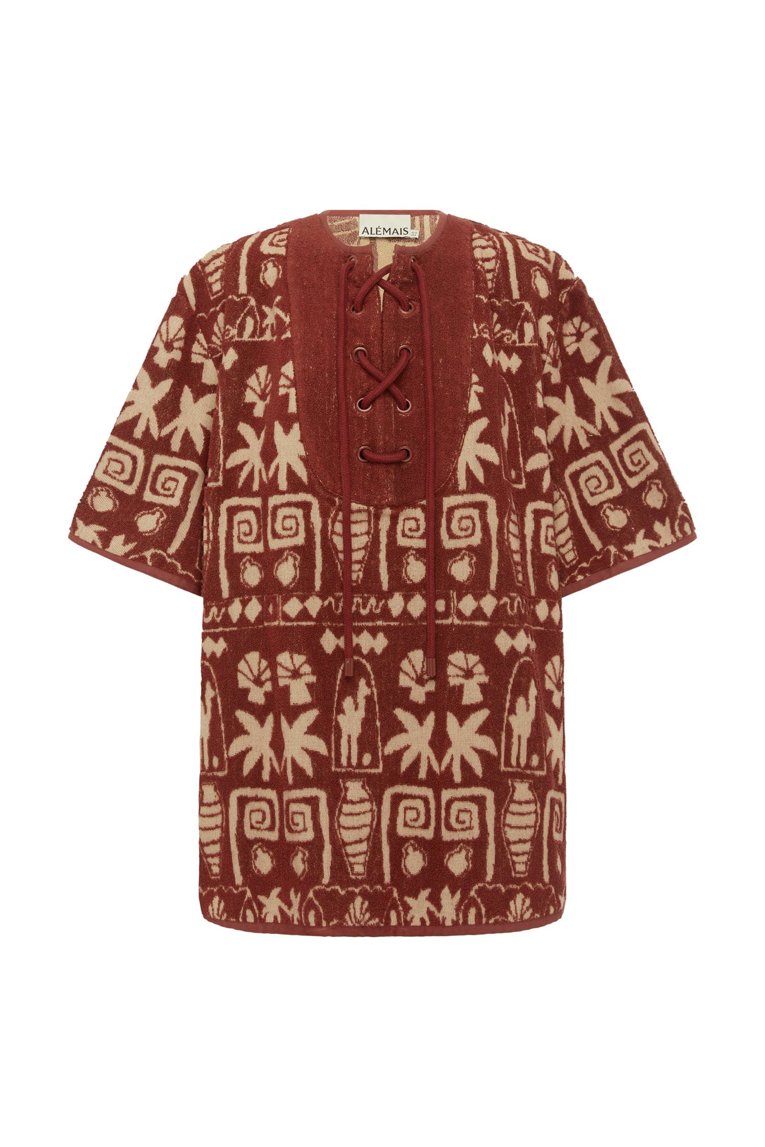 Alemais Maya Mini robe mini coton bio lacée