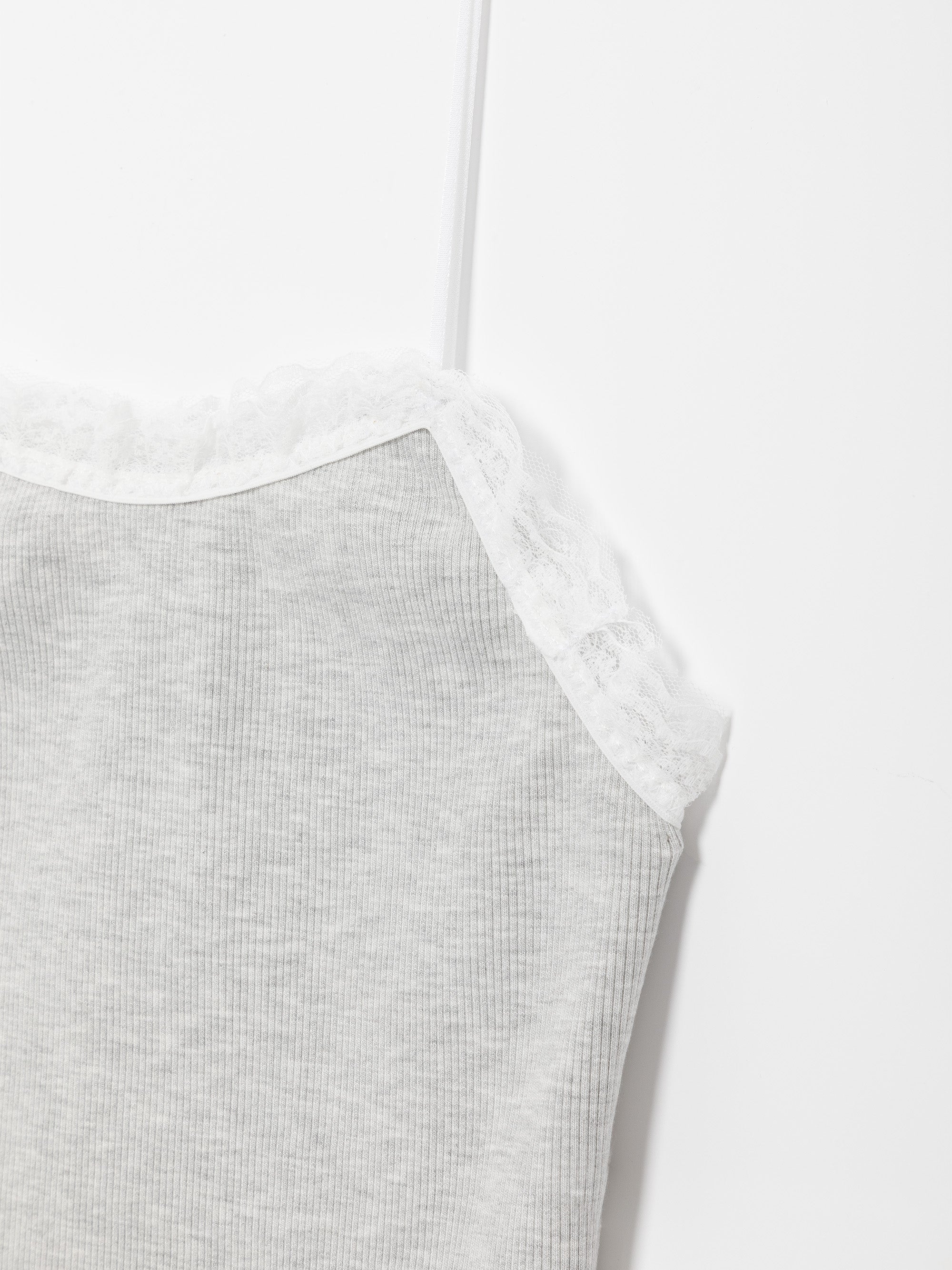 Ester Manas Grey Lace Débardeur gris XS/S court