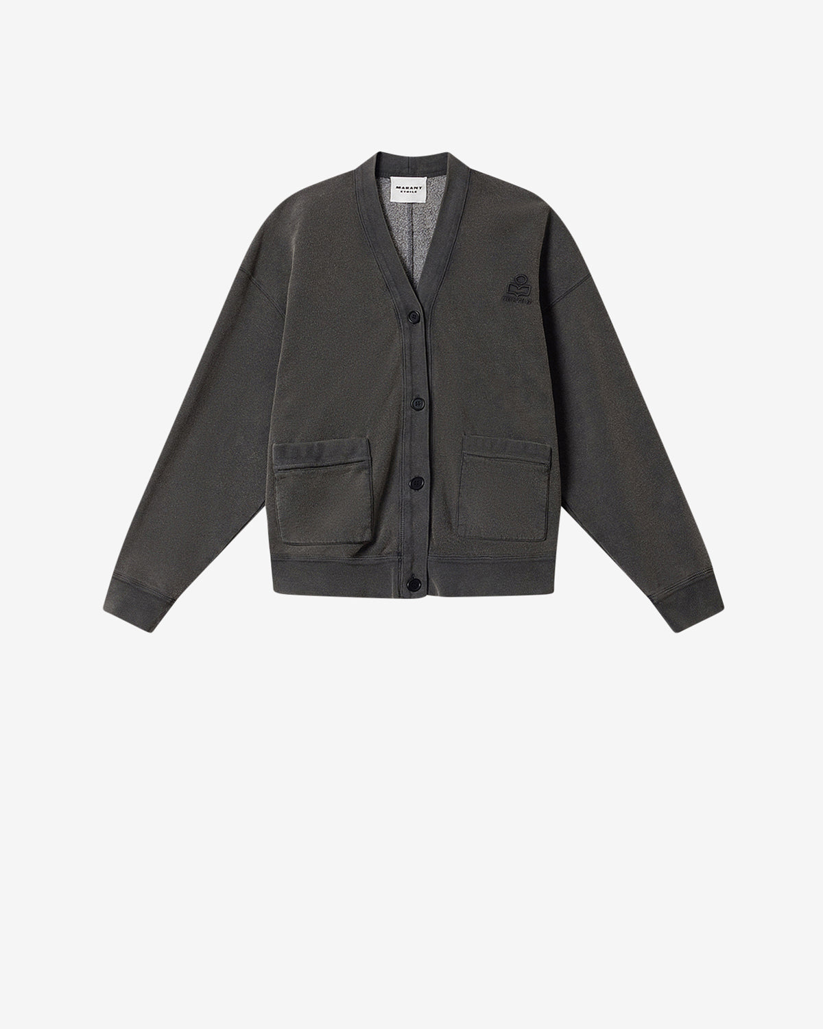 Isabel Marant Stephy cardigan coton noir délavé