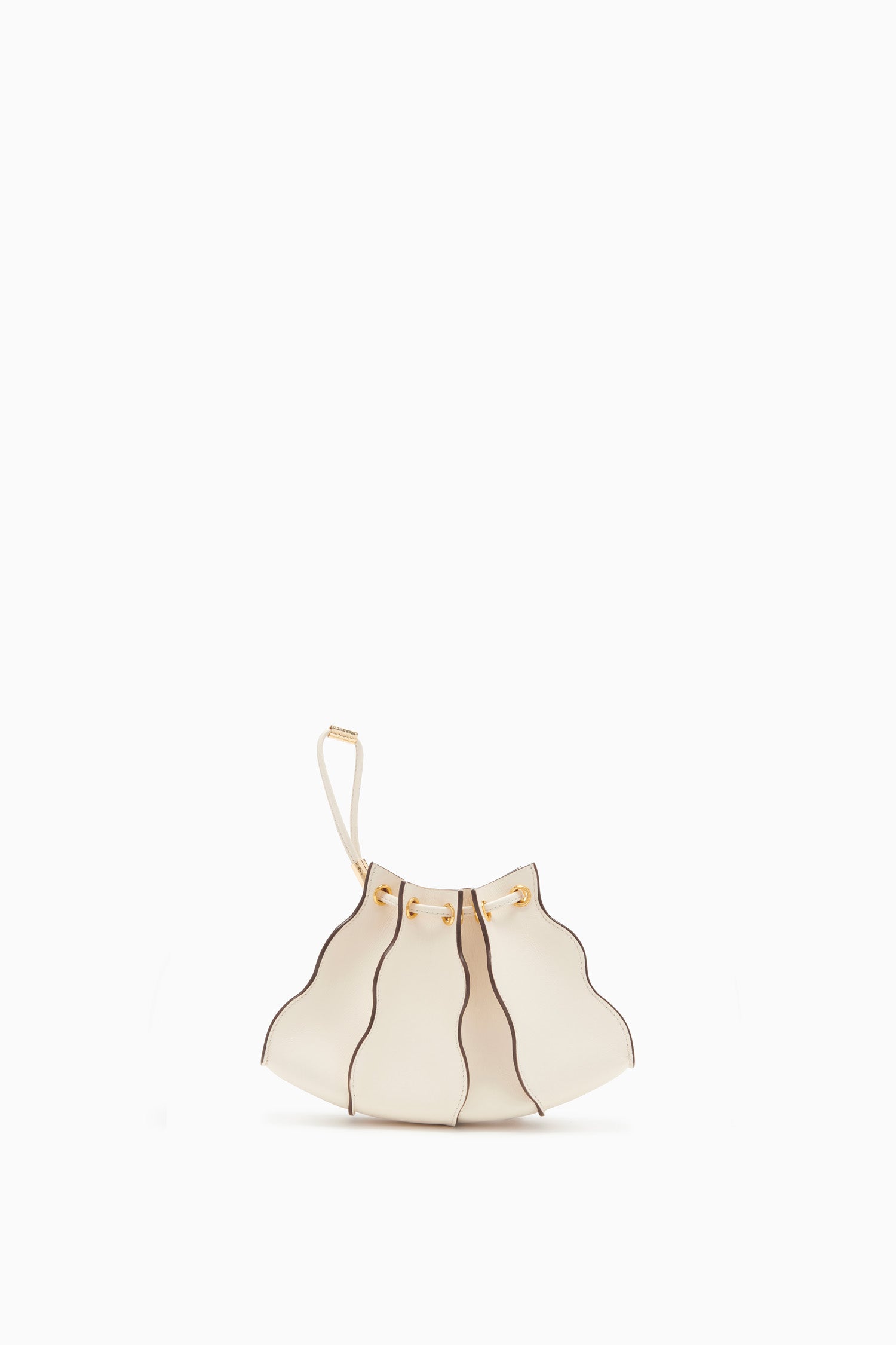 Ulla Johnson Adria sac bandoulière cuir blanc cowrie