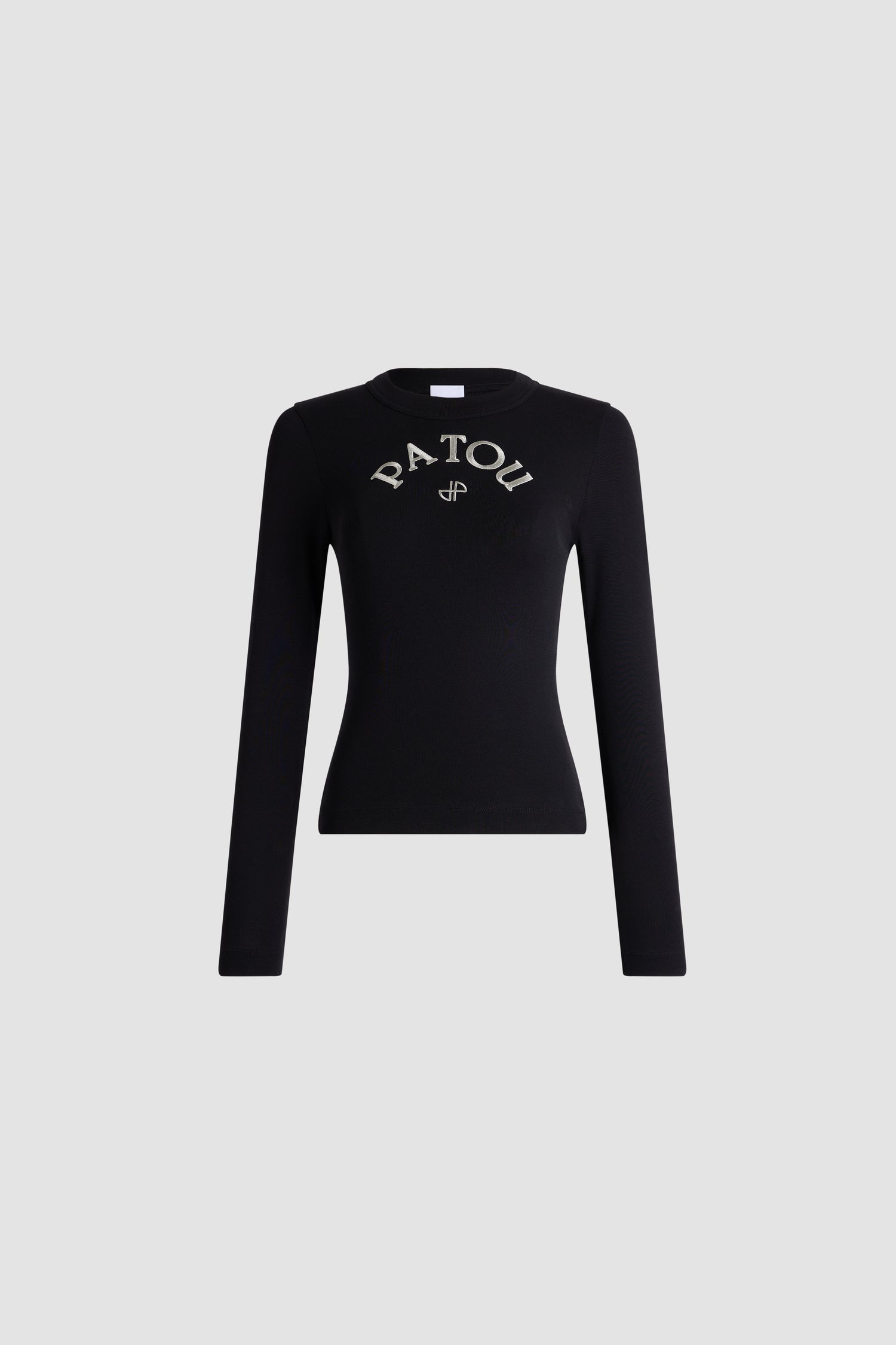 Patou JE274 t-shirt manches longues noir coton bio XS