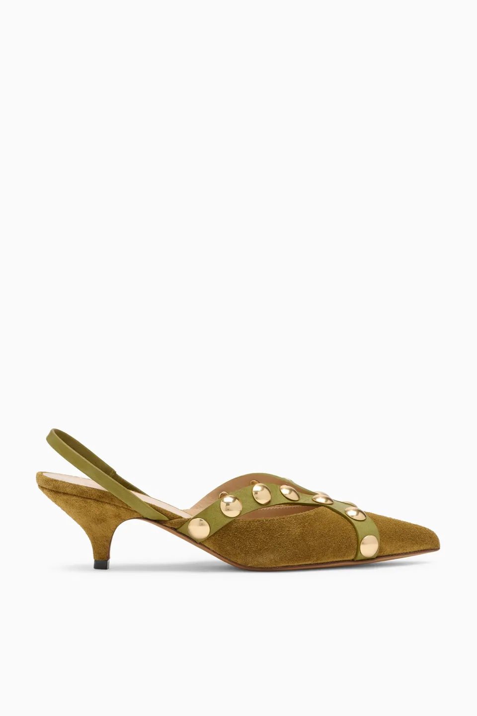 Ulla Johnson Vendome PF261024 escarpins olive