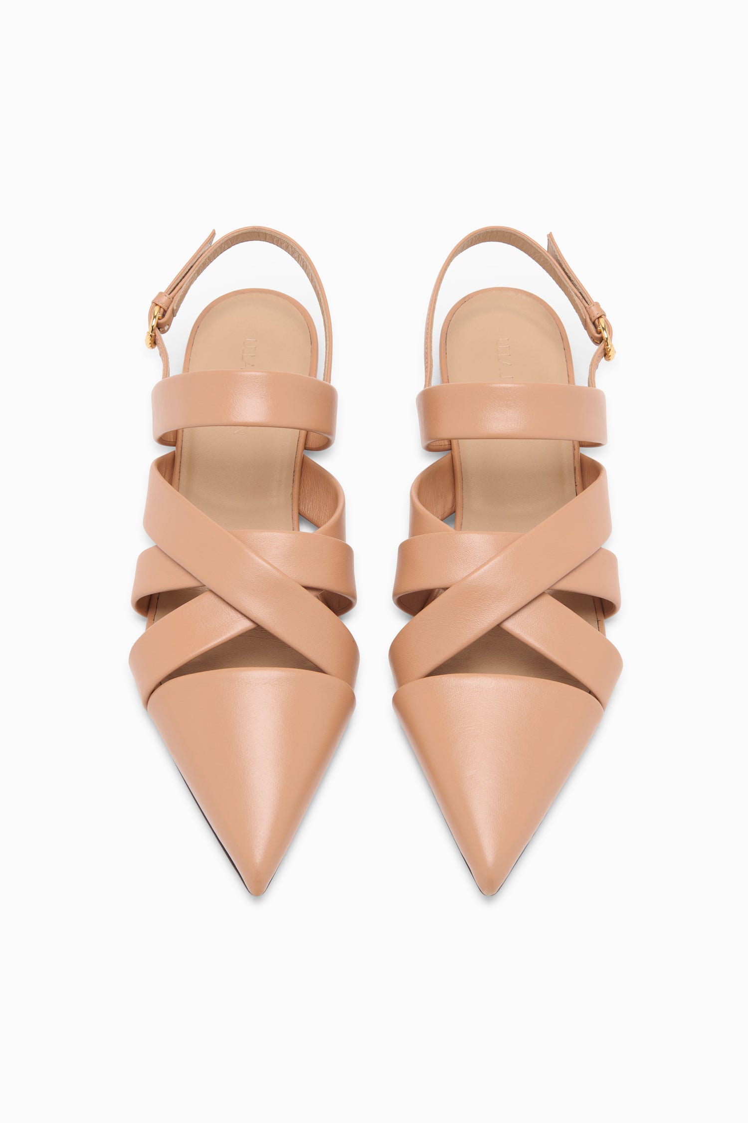 Ulla Johnson Tallulah ballerines cuir tressé sienna