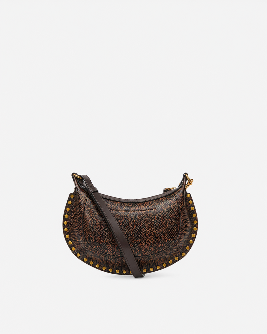 Isabel Marant Oskan Moon Sac Cuir Mocha Effet Python
