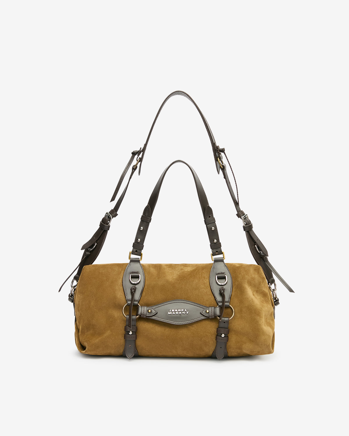 Isabel Marant Tilpa PP0507FA sac velours taupe harnais