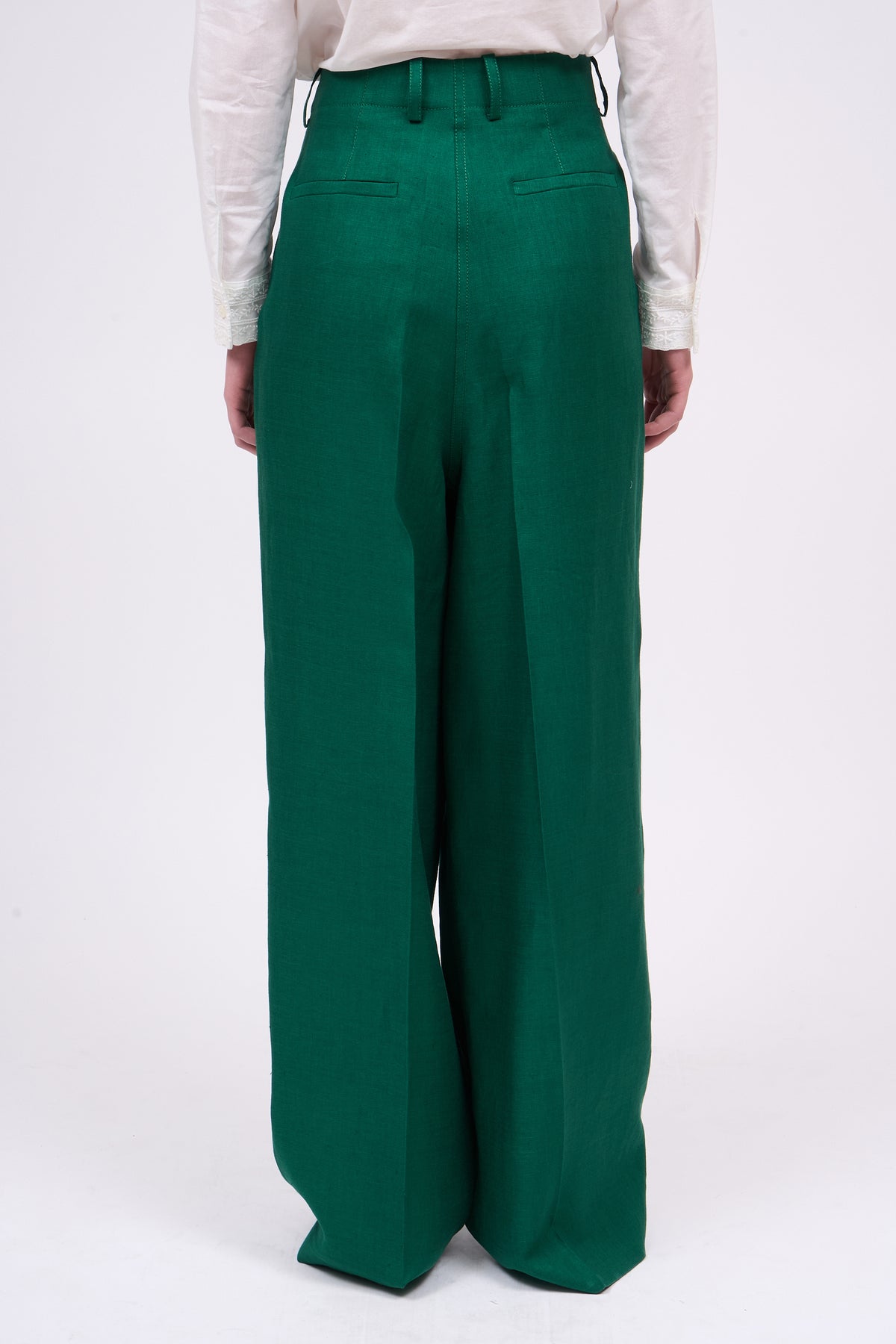 Paul & Joe Tailoring Mataram pantalon lin taille haute 100% lin