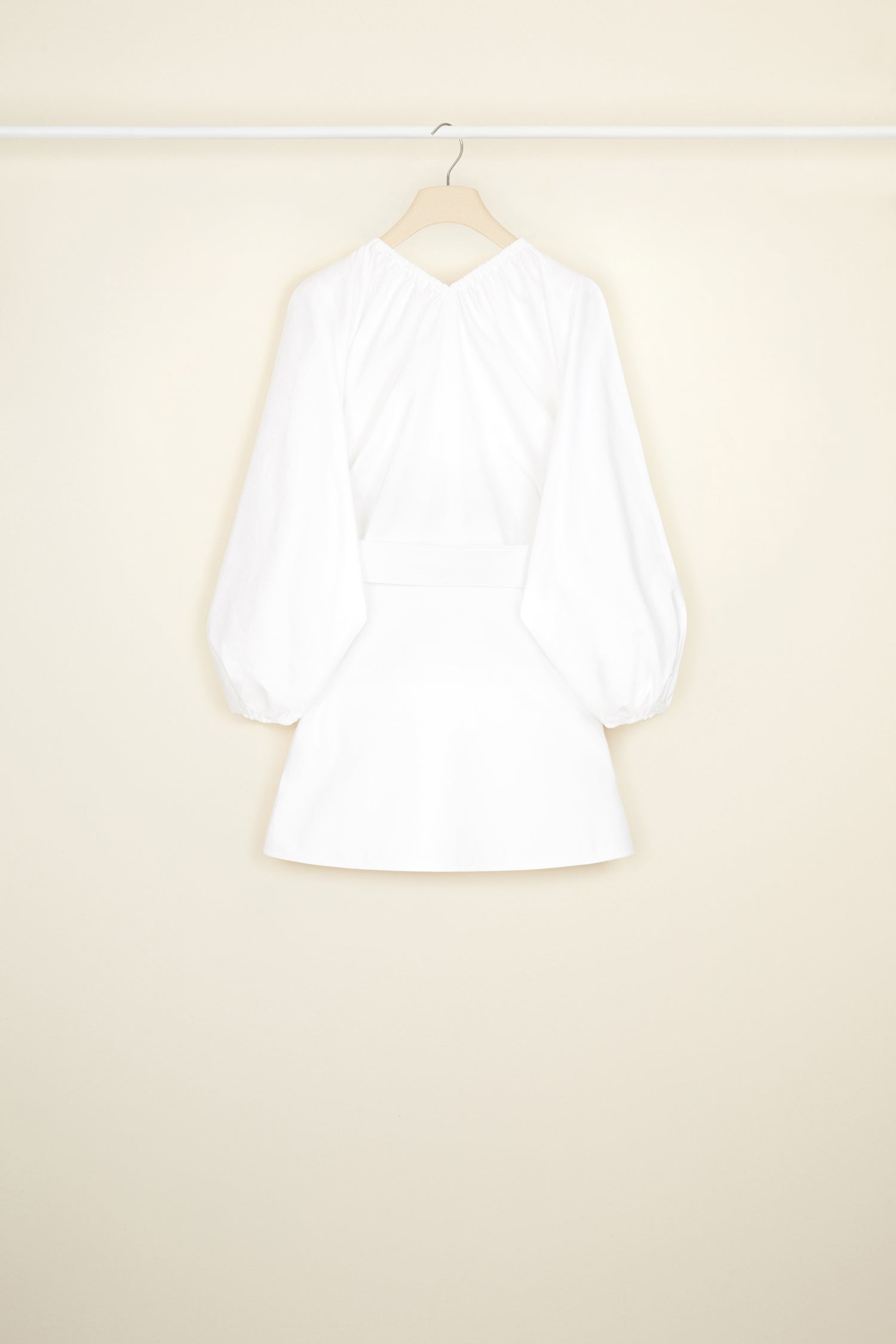 Patou P22DR0840017001W robe blanche coton bio