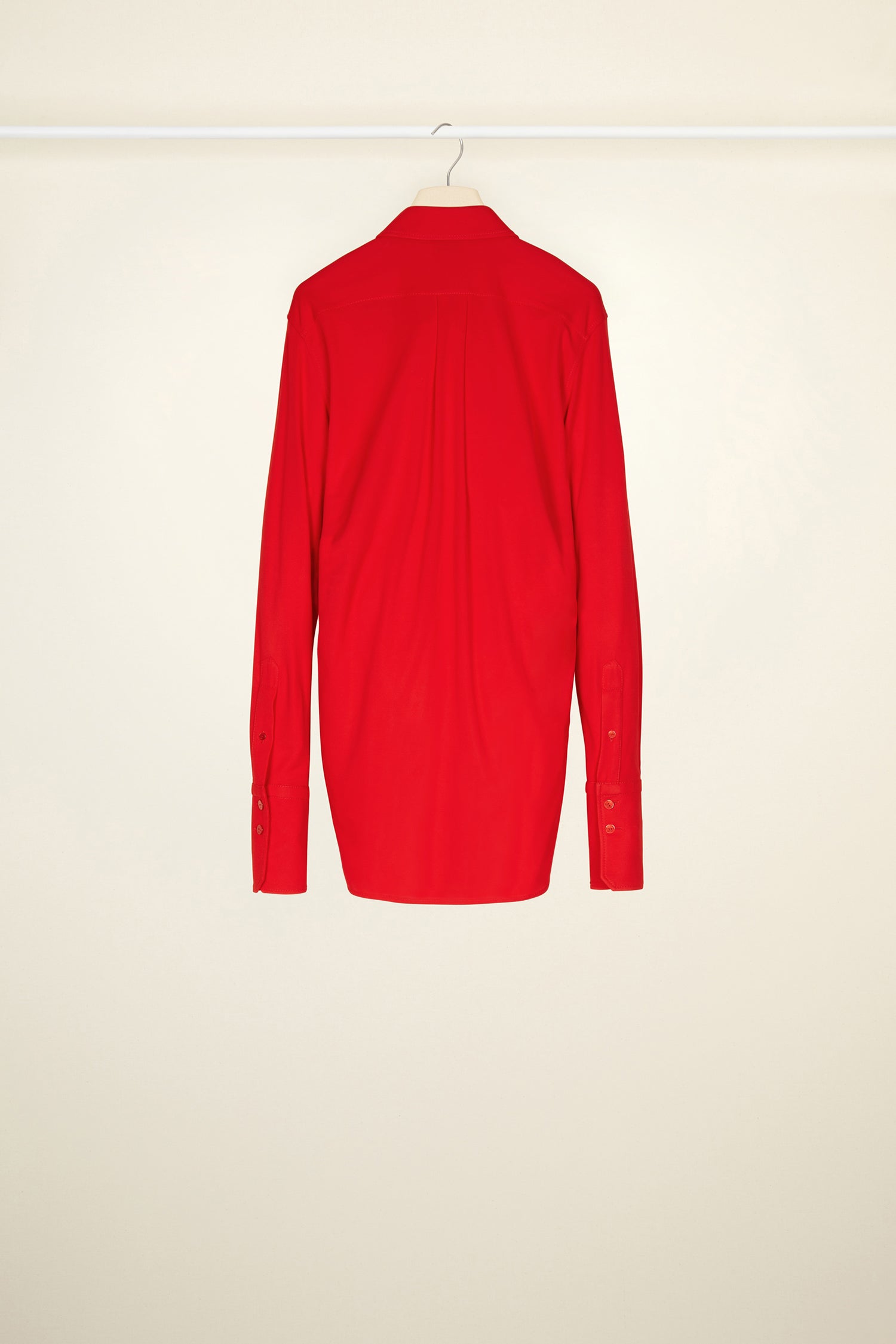 Patou Peter Pan A20BL010 blouse rouge jersey