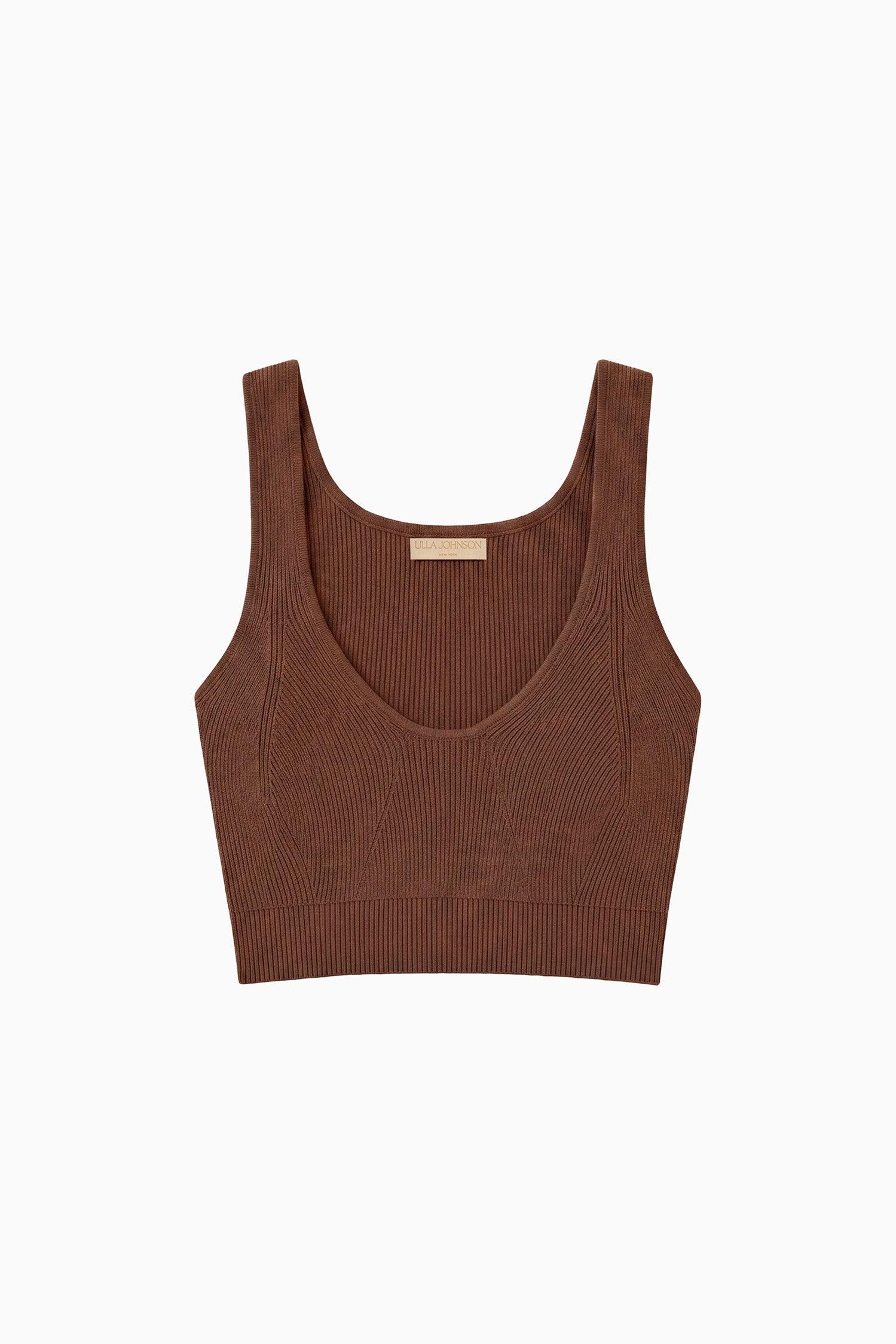 Ulla Johnson Delia brassière maille Clove laine mérinos
