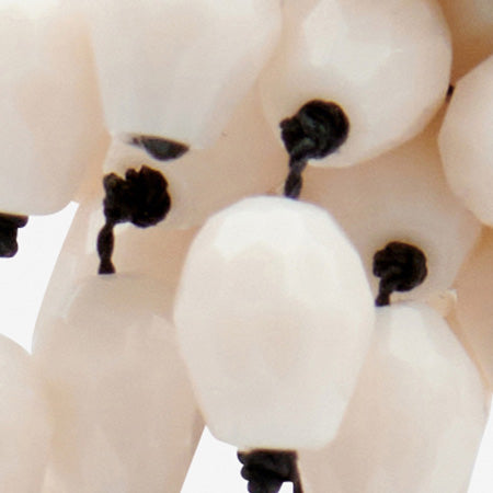 Isabel Marant Hanabi Boucles d'Oreilles Écru-Argenté Perles