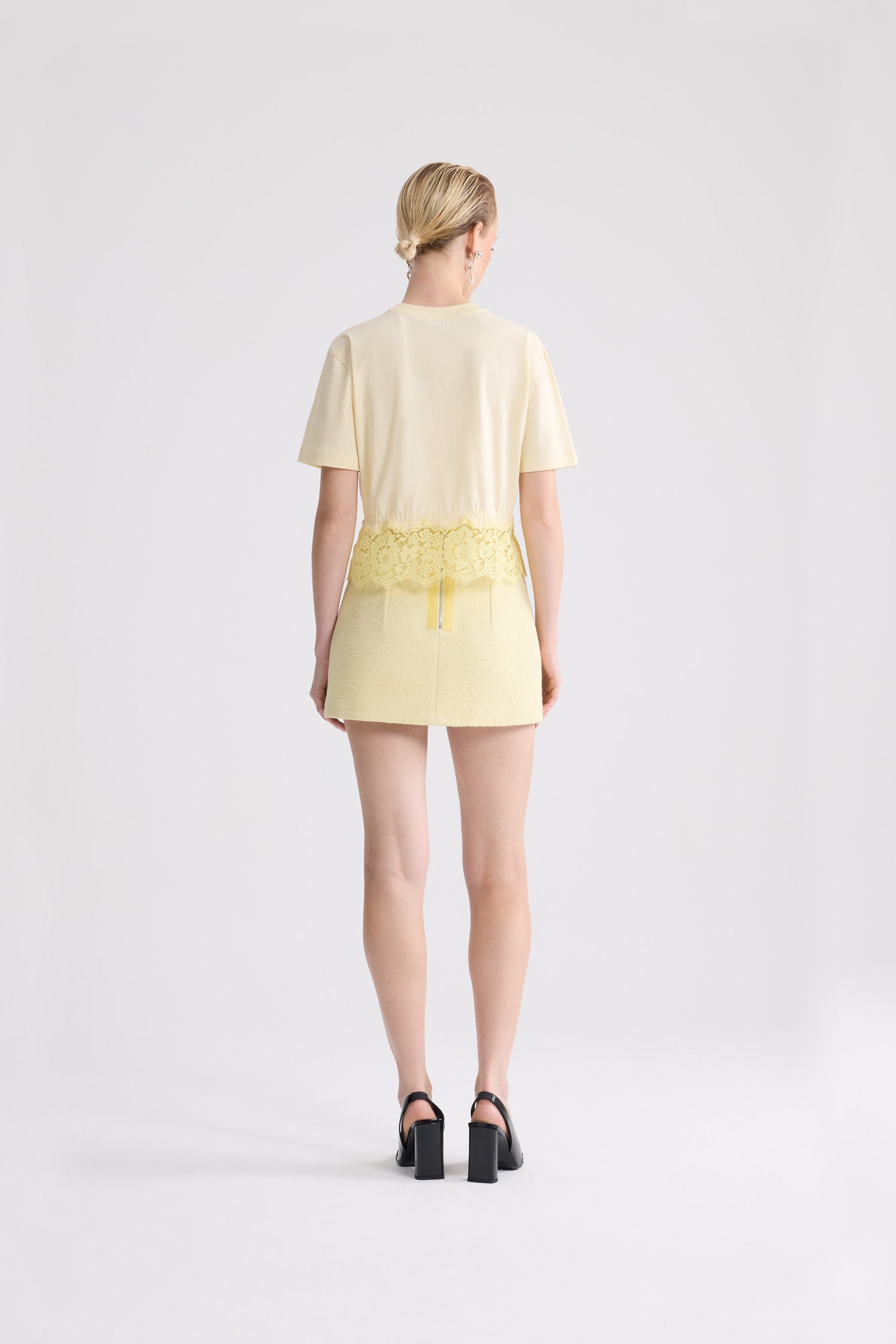Patou JE256 t-shirt coton dentelle Lemonade XS-XL