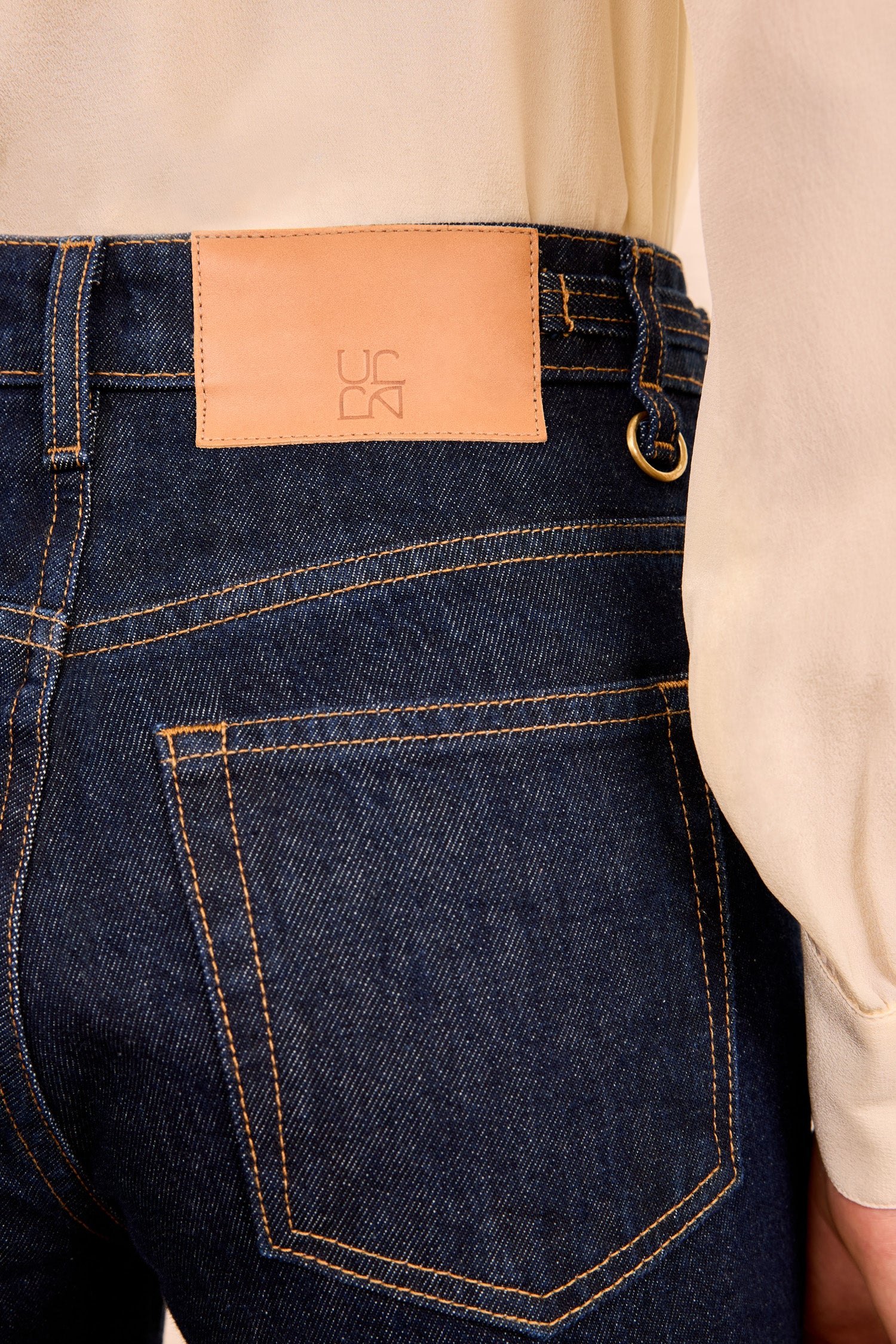 Ulla Johnson Agatha UJ9904061 Jean Tigris droit coton