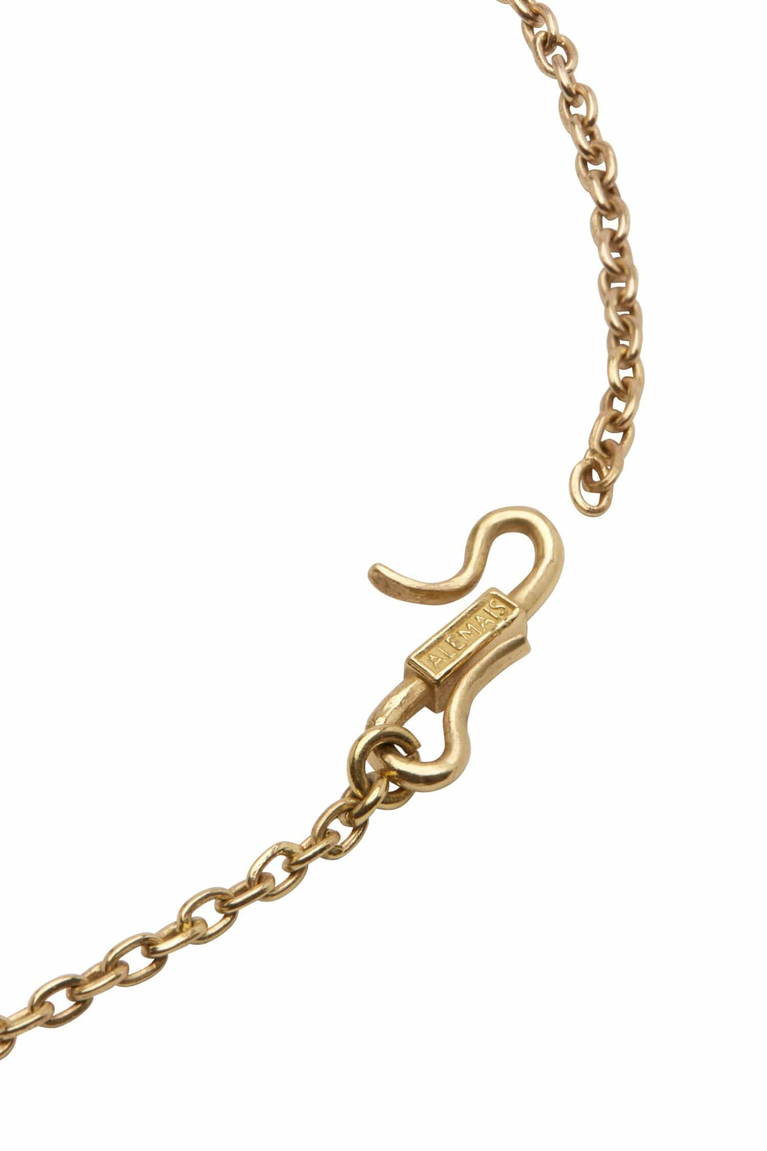 Alemais Atomic Chain Disc collier laiton taille unique