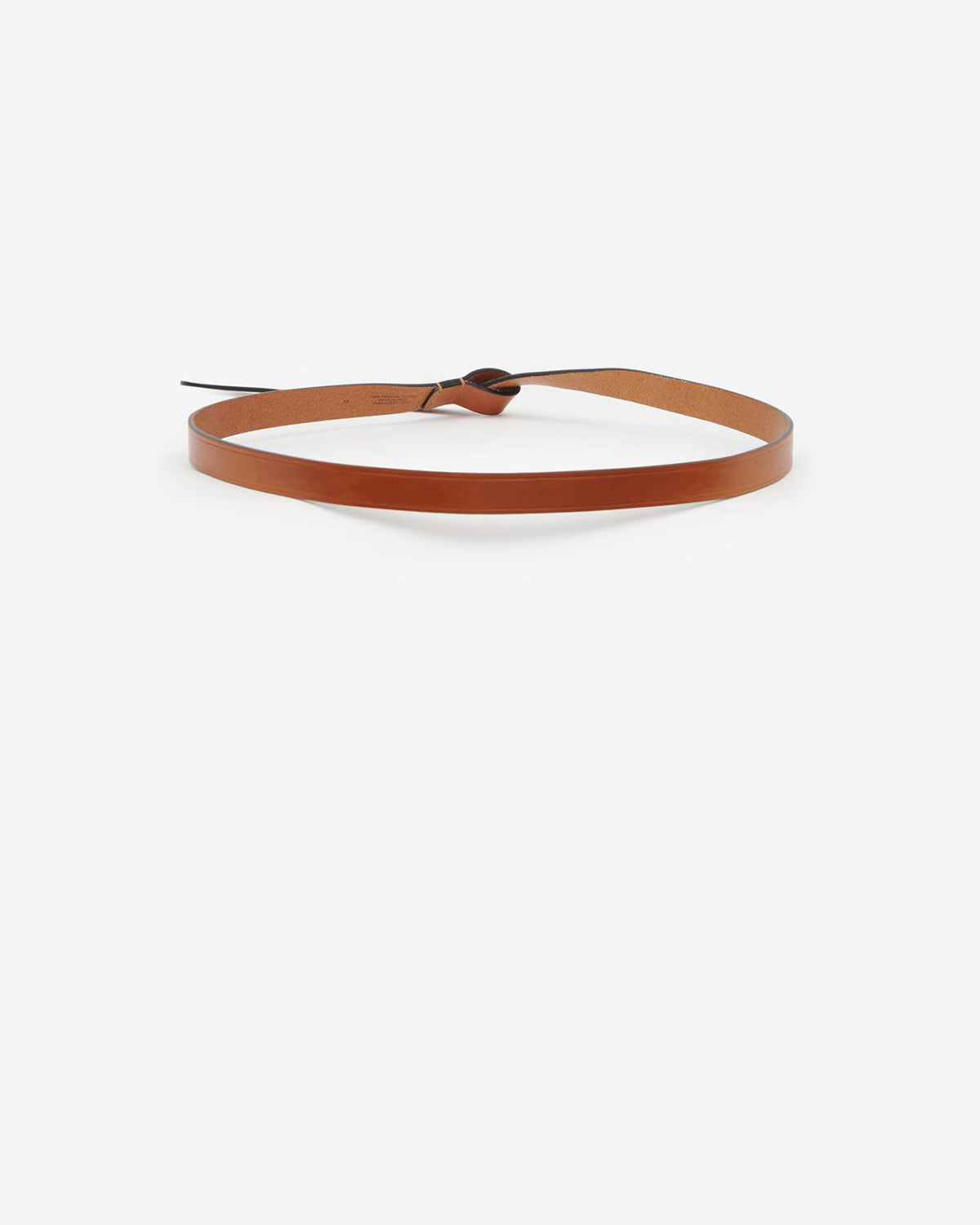 Isabel Marant Kirka ceinture cuir naturel à nouer 2 cm