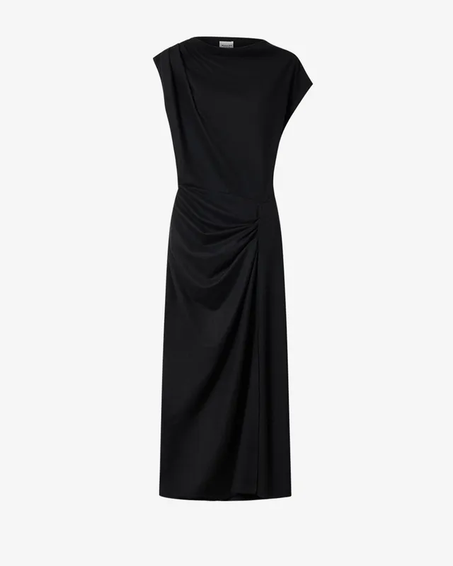 Isabel Marant Naerys RO0260FD robe noir jersey longue