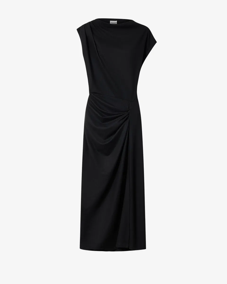 Isabel Marant Naerys RO0260FD robe noir jersey longue