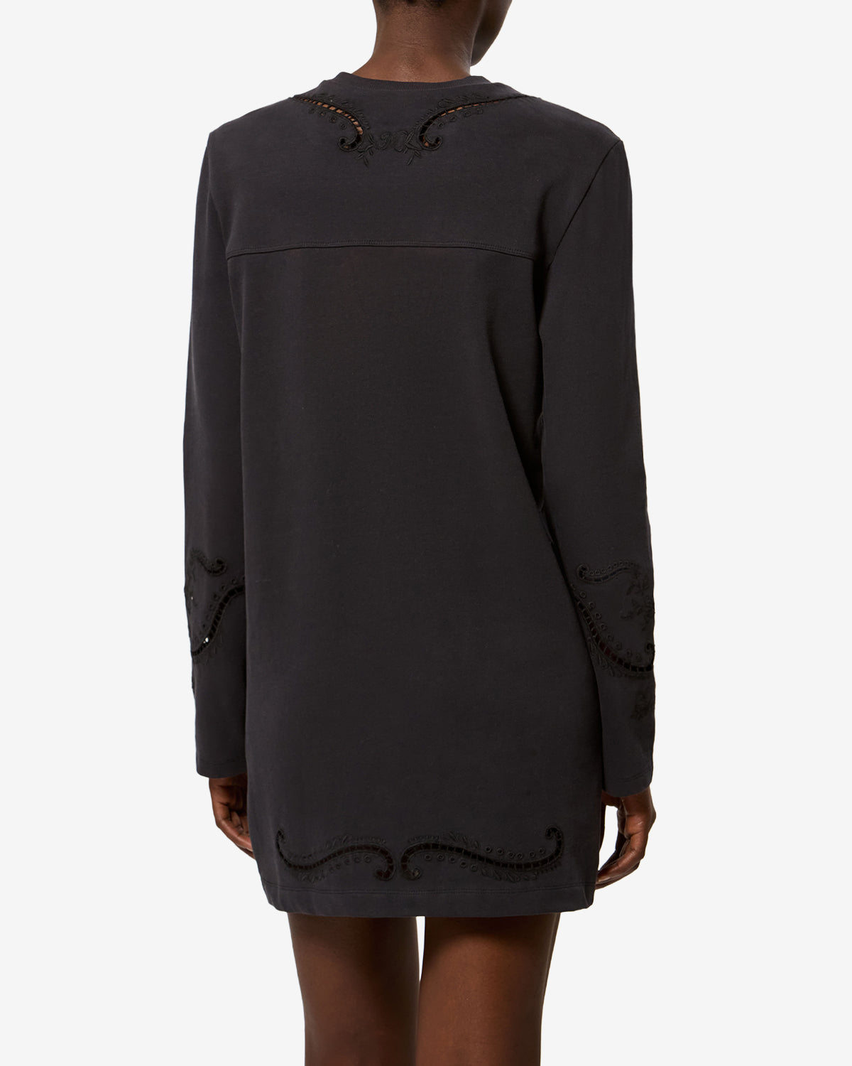 Isabel Marant Elka robe noir délavé jersey coton