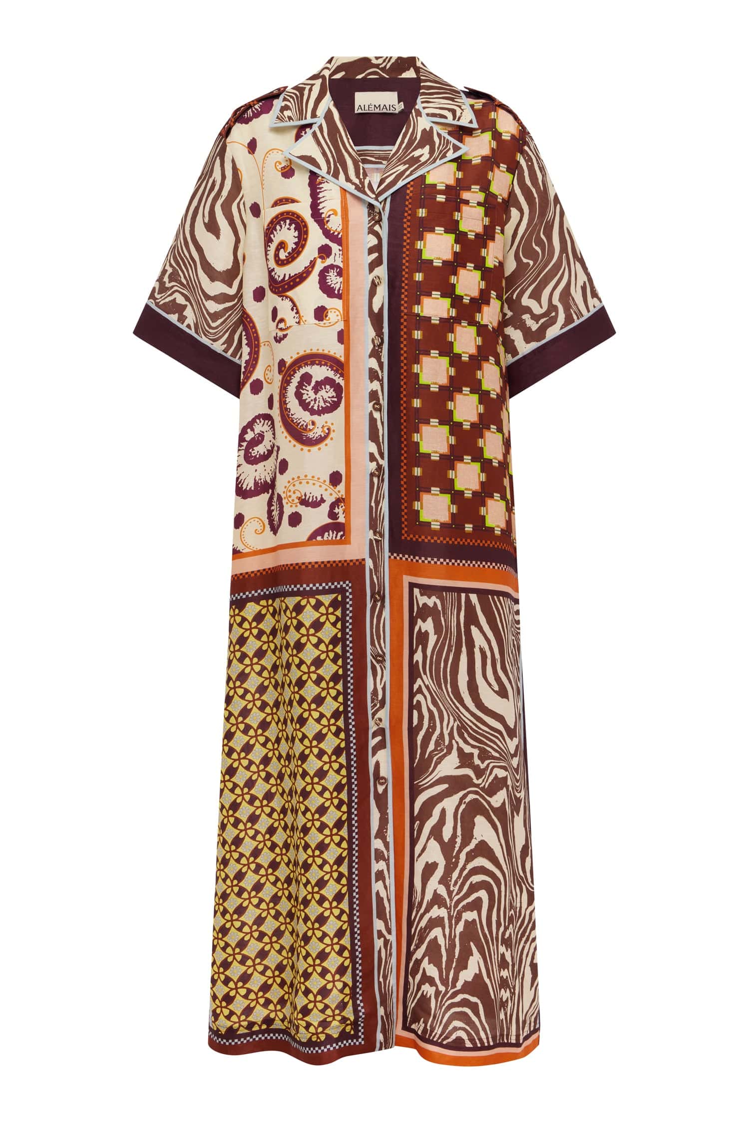 Alemaïs Wilson robe chemise midi lin