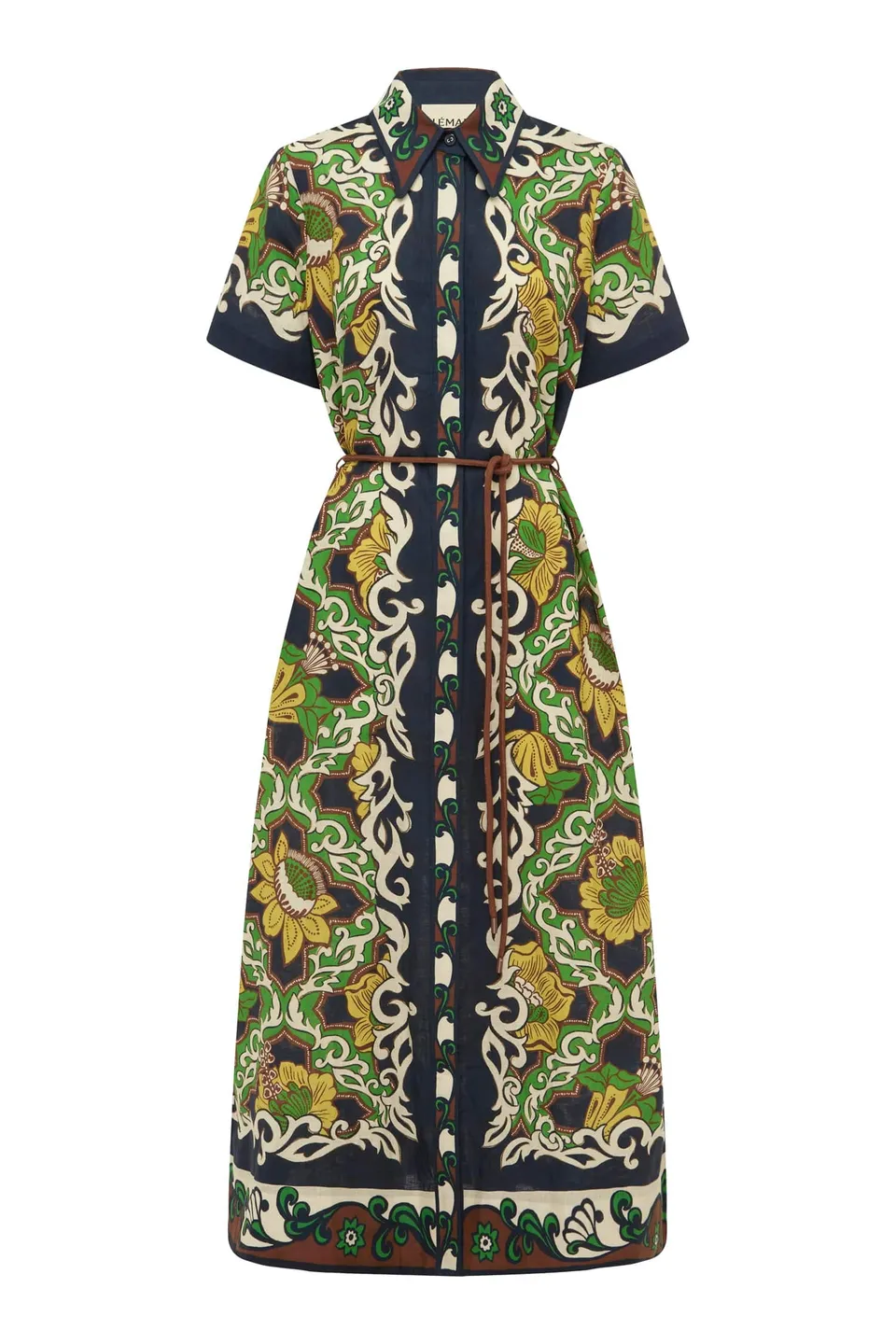 Alemaïs Liana Shirtdress robe chemise midi lin