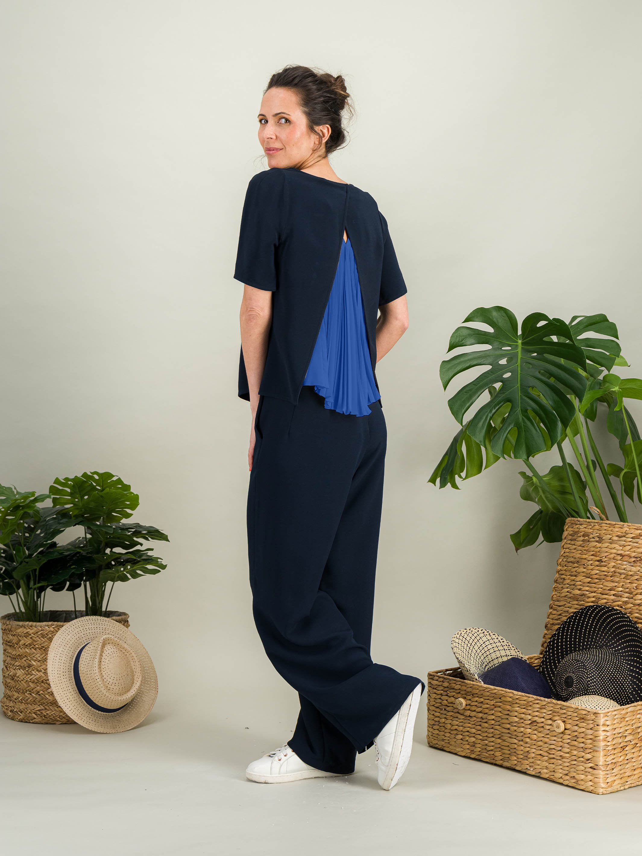 Anahide Saint André Comète Amaya set 2 tops blanc sable